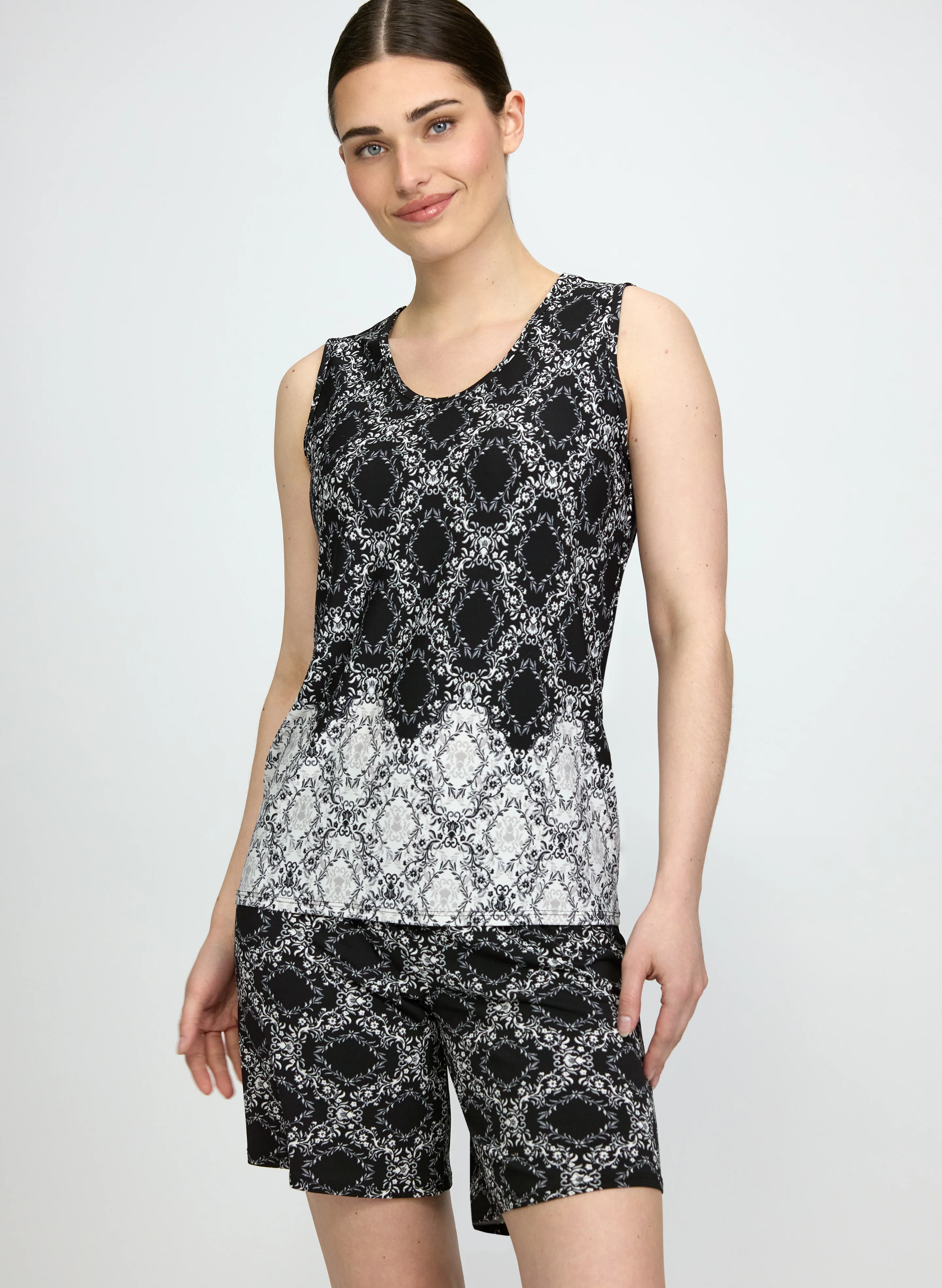 Floral Print Pyjama Set - Image 4
