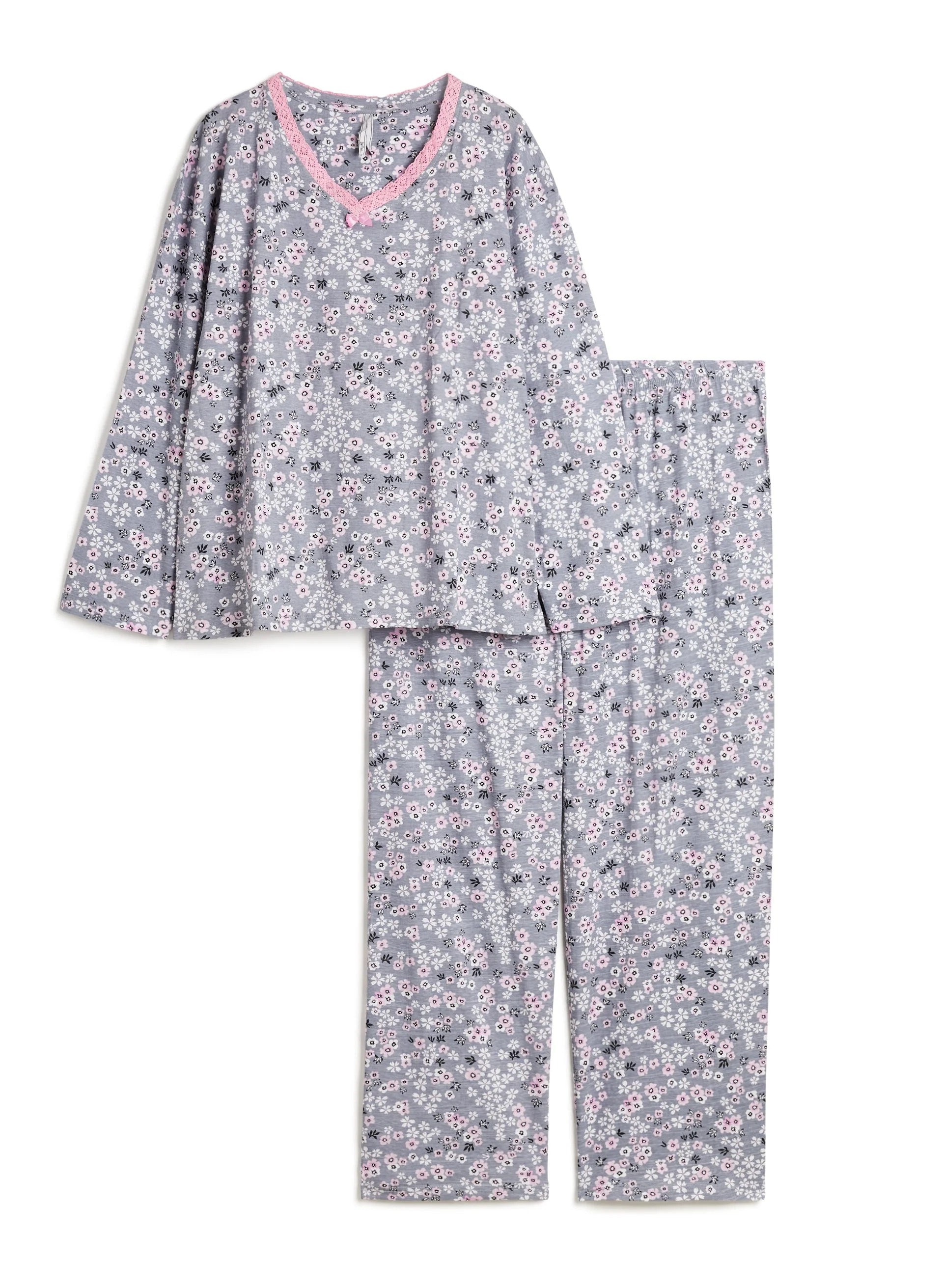 Floral Print Pyjama Set - Image 3