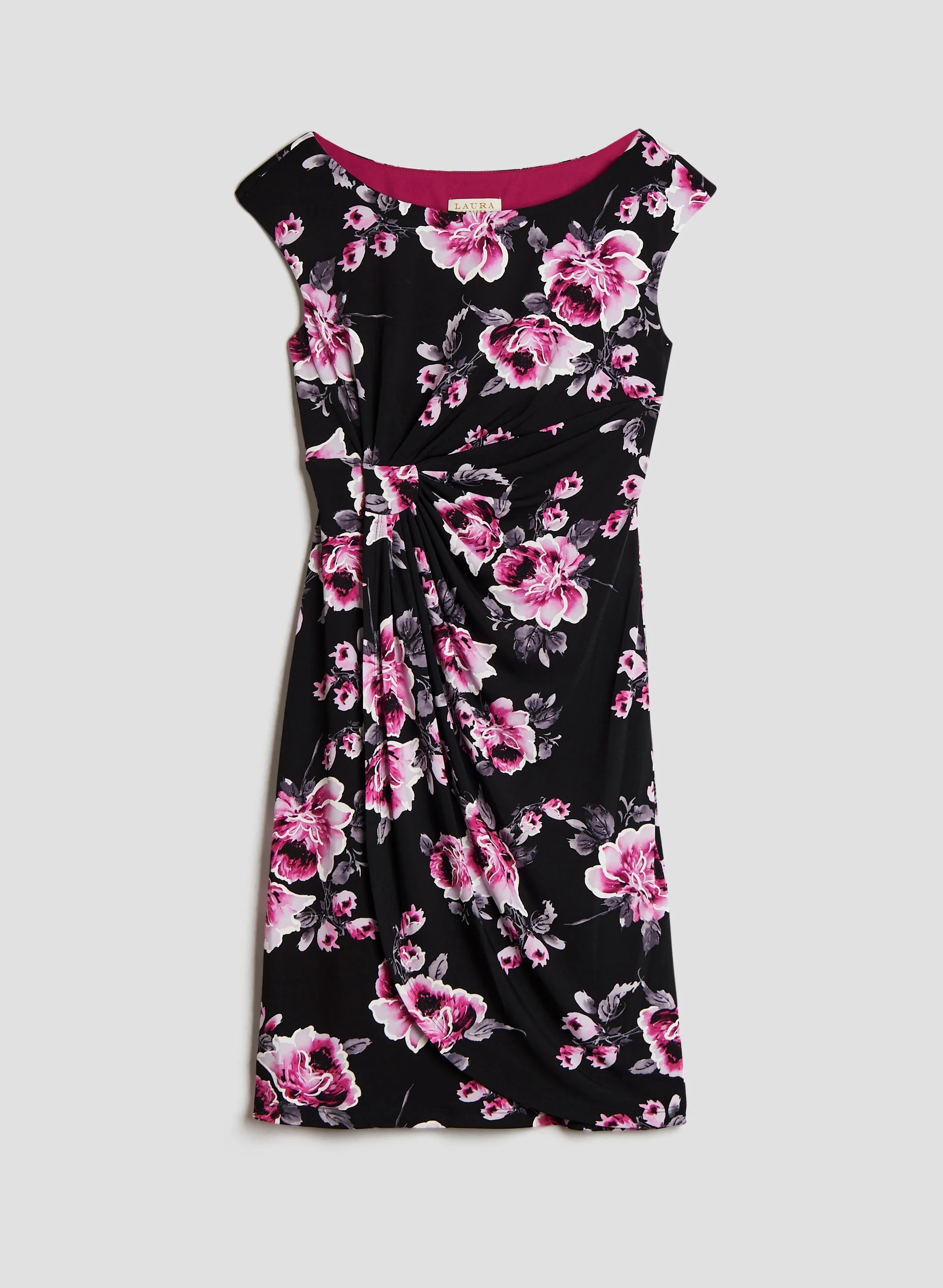 Floral Print Sleeveless Dress - Image 4