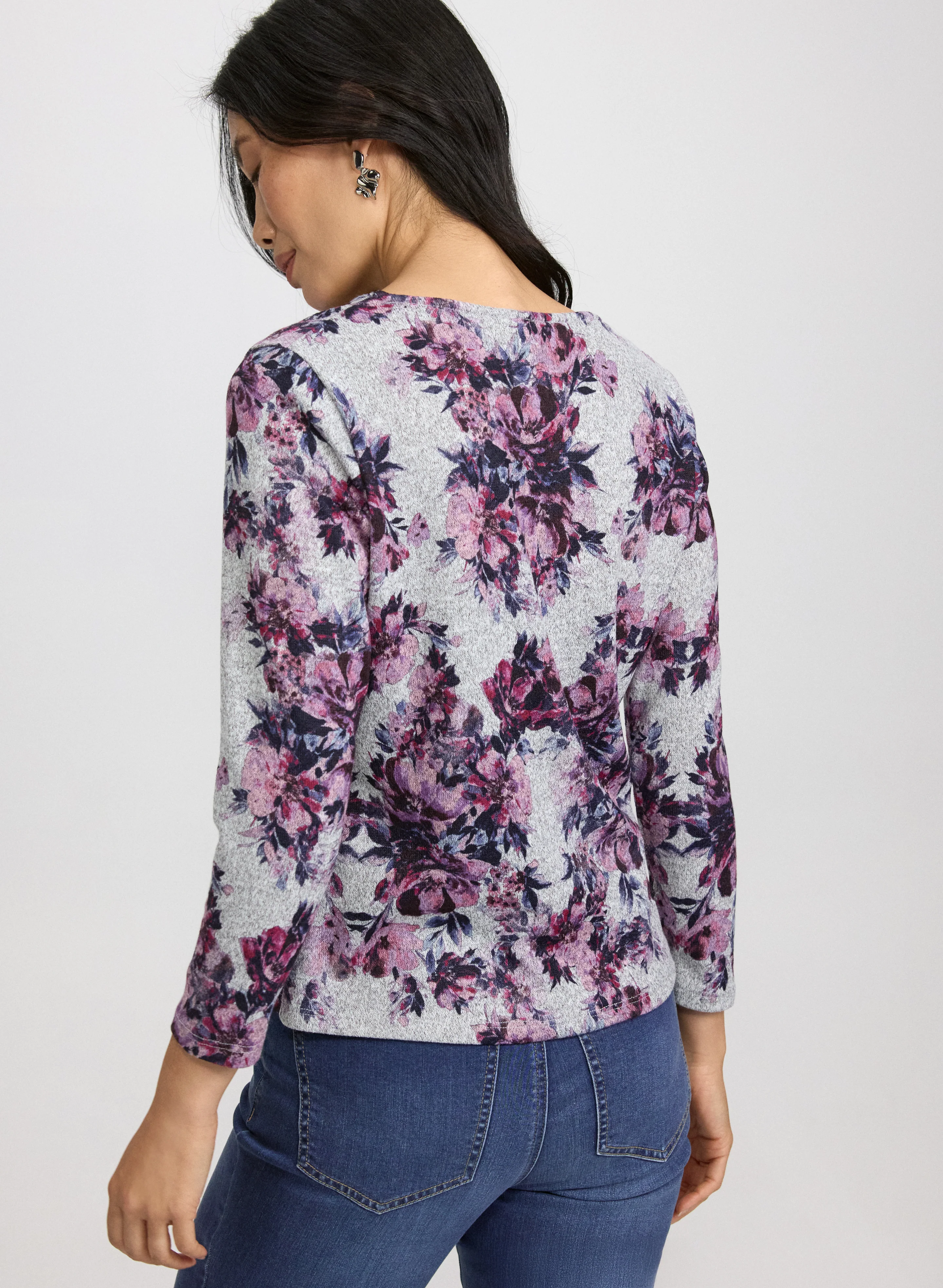 Floral Print Sweater - Image 4