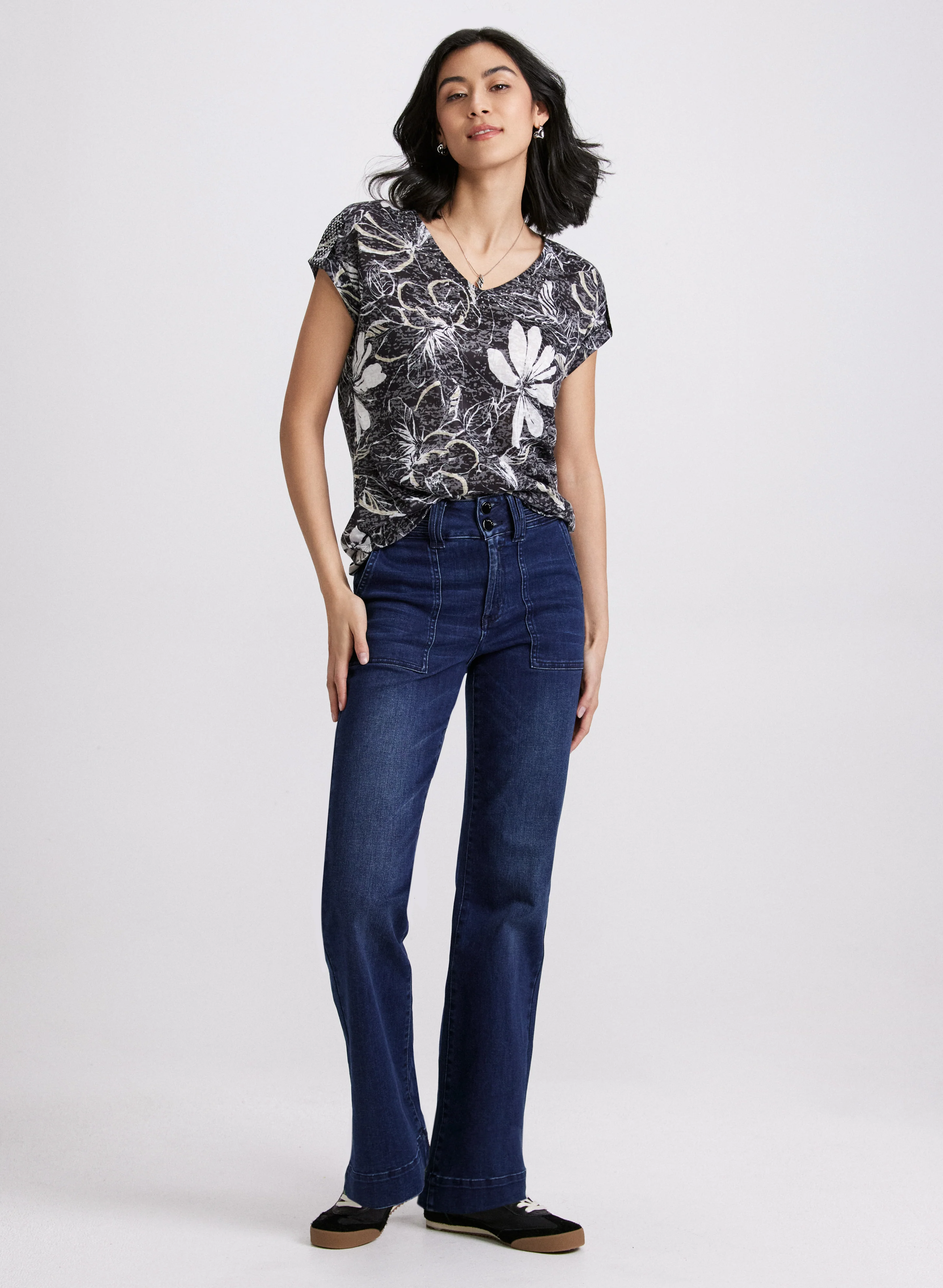 Floral Print T-Shirt - Image 3