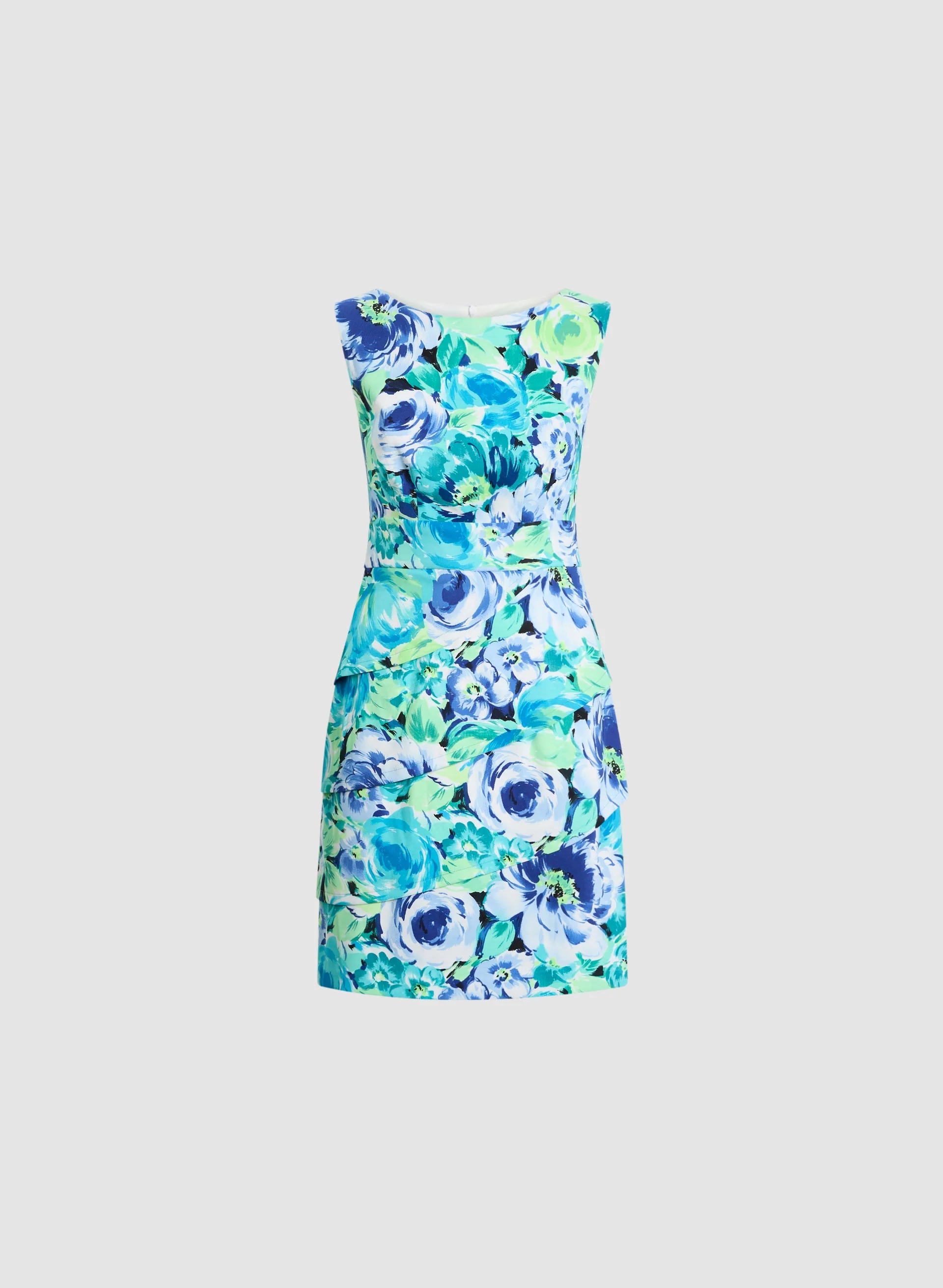 Floral Print Tiered Dress - Image 5