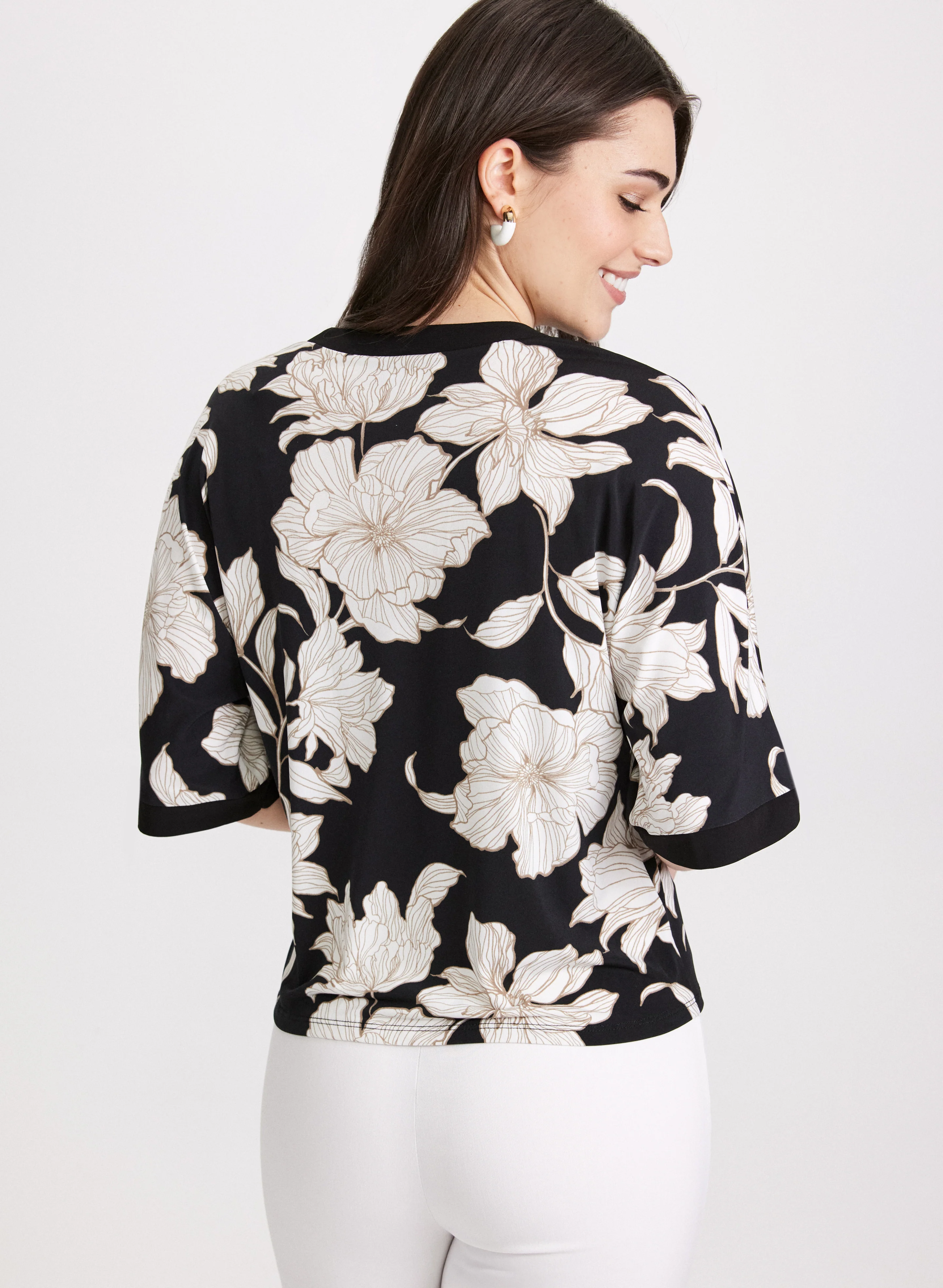 Floral Print Top - Image 4