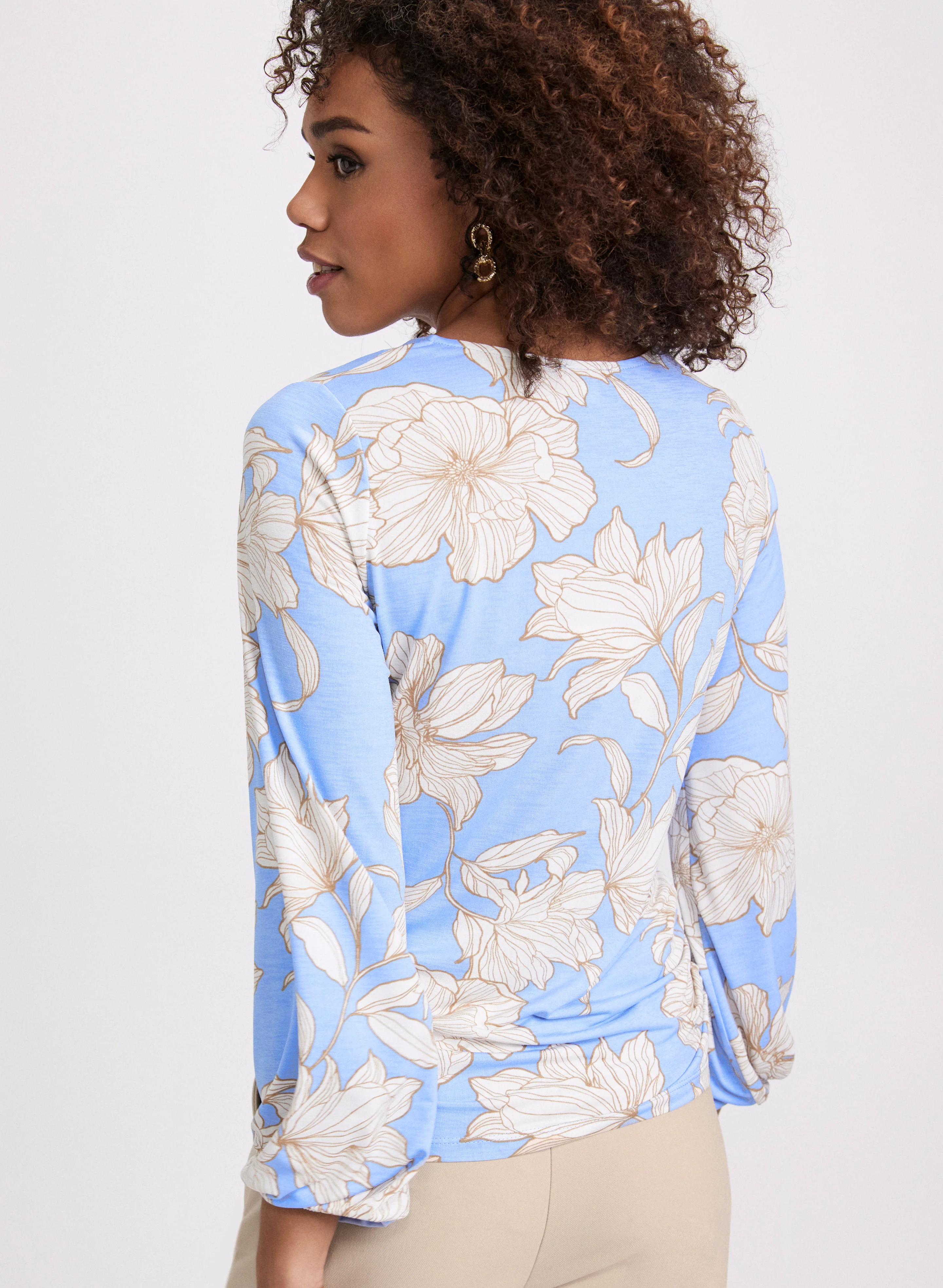 Floral Print Top - Image 3