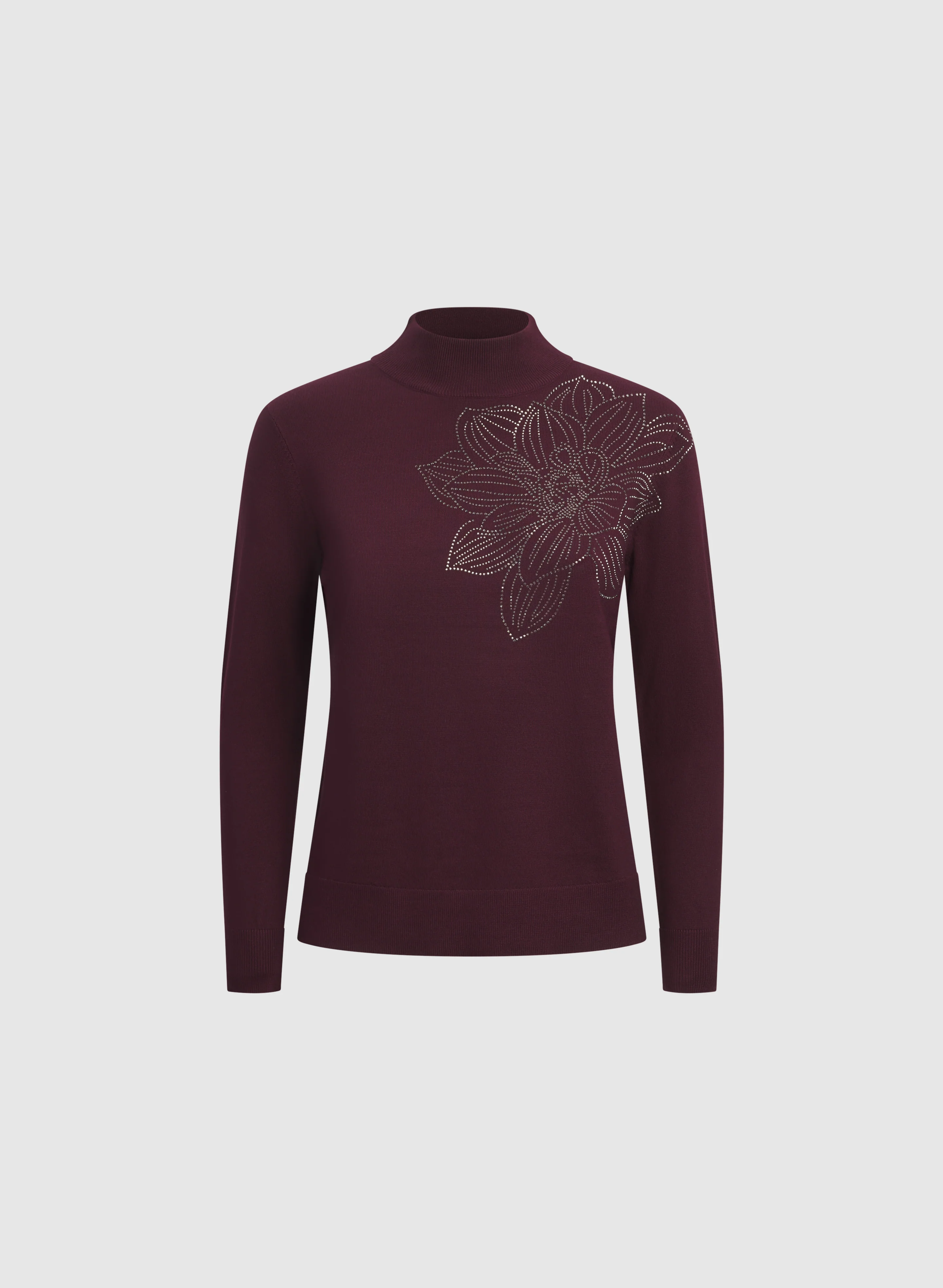 Floral Rhinestone Pullover - Image 6