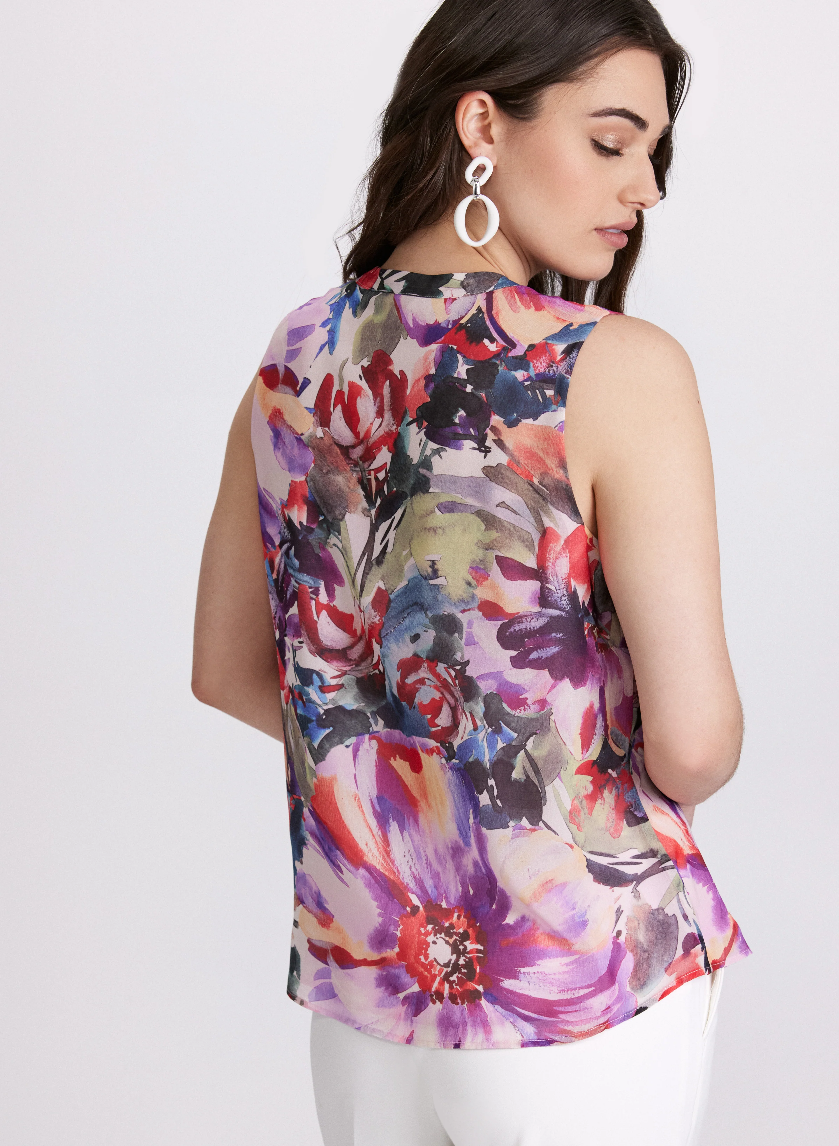 Floral Ruffle Blouse - Image 4