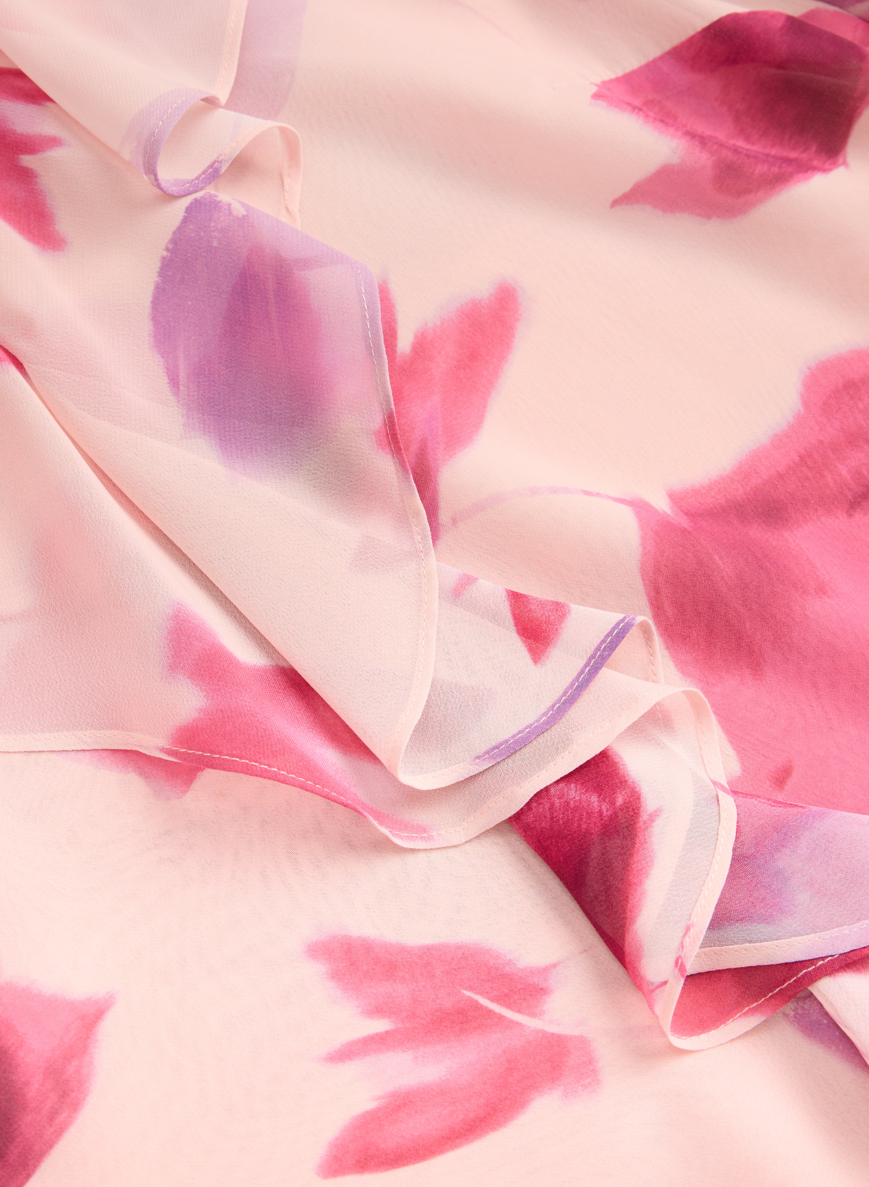 Floral Ruffle Front Blouse - Image 7