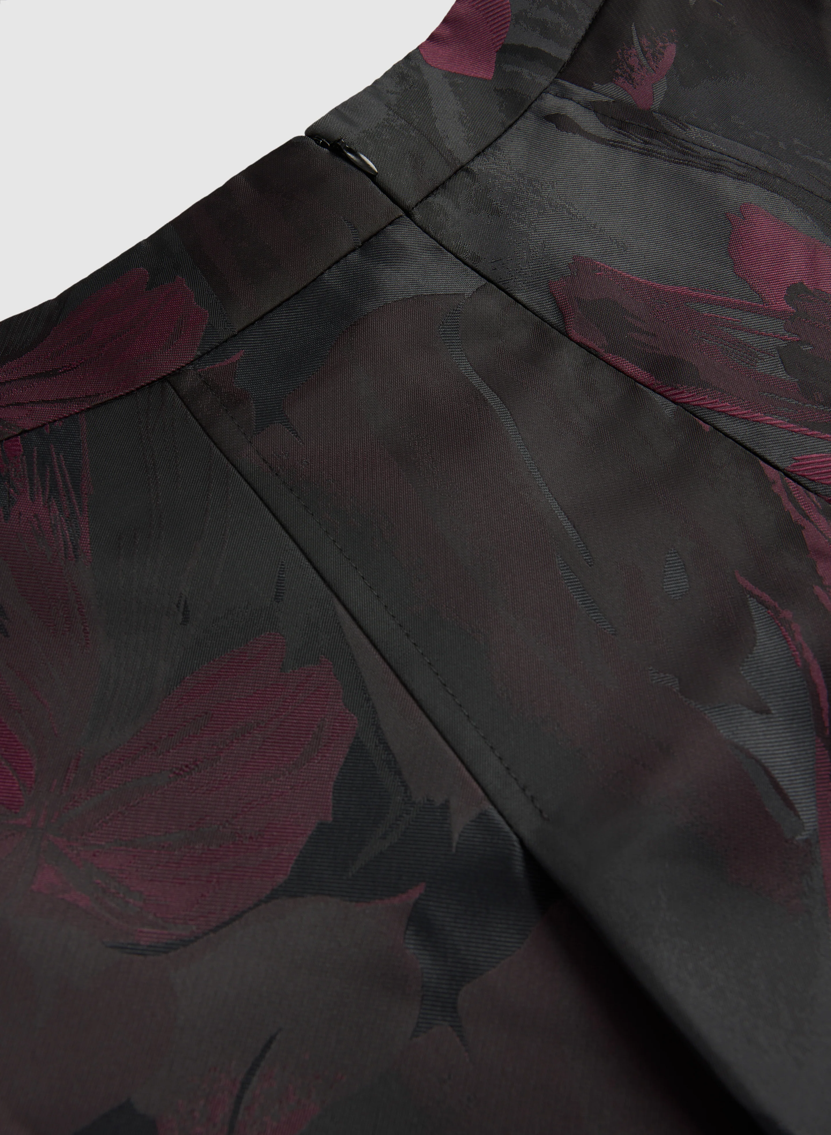 Floral Satin Skirt - Image 7