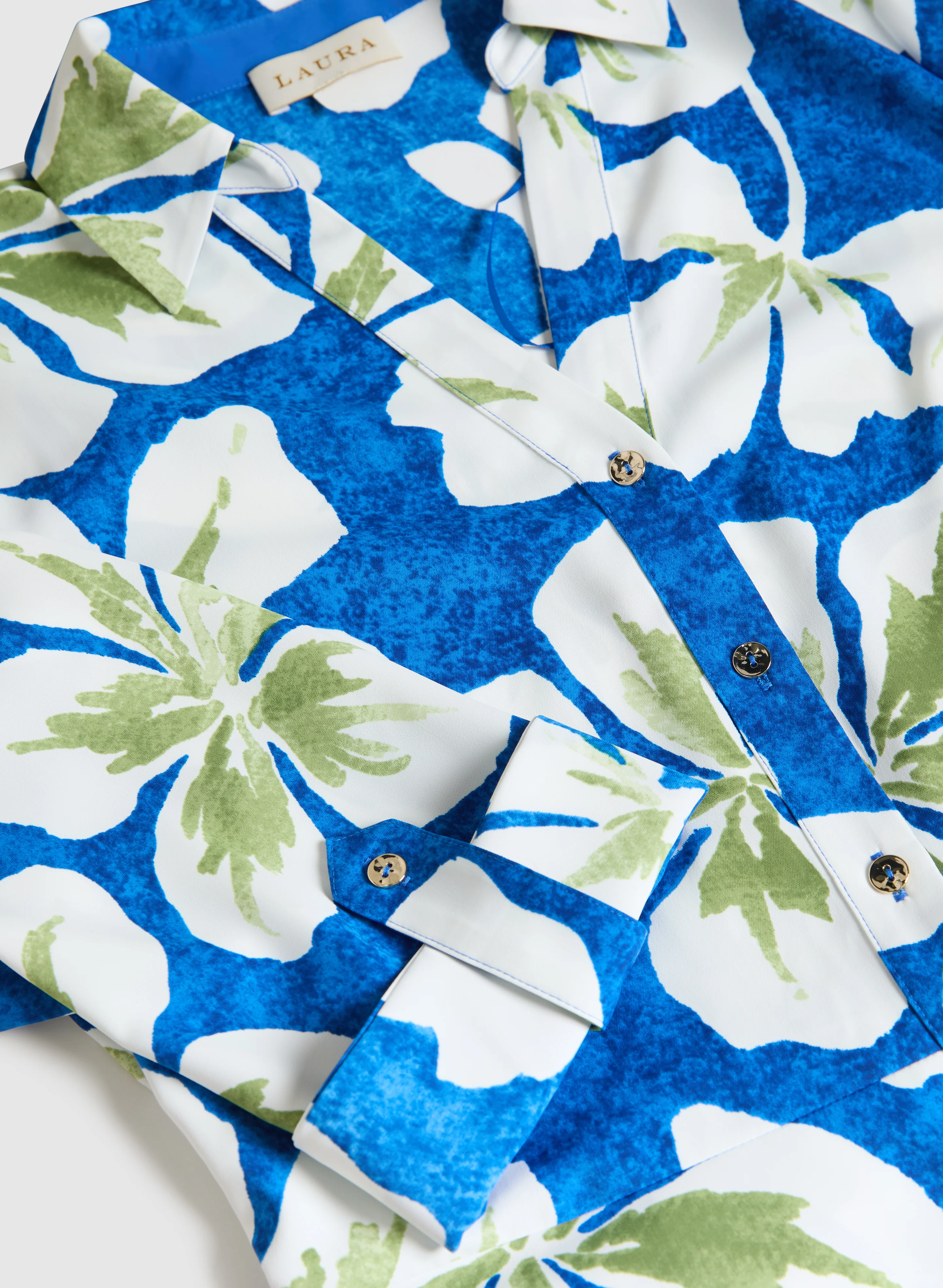 Floral Shirt Dress - Image 7