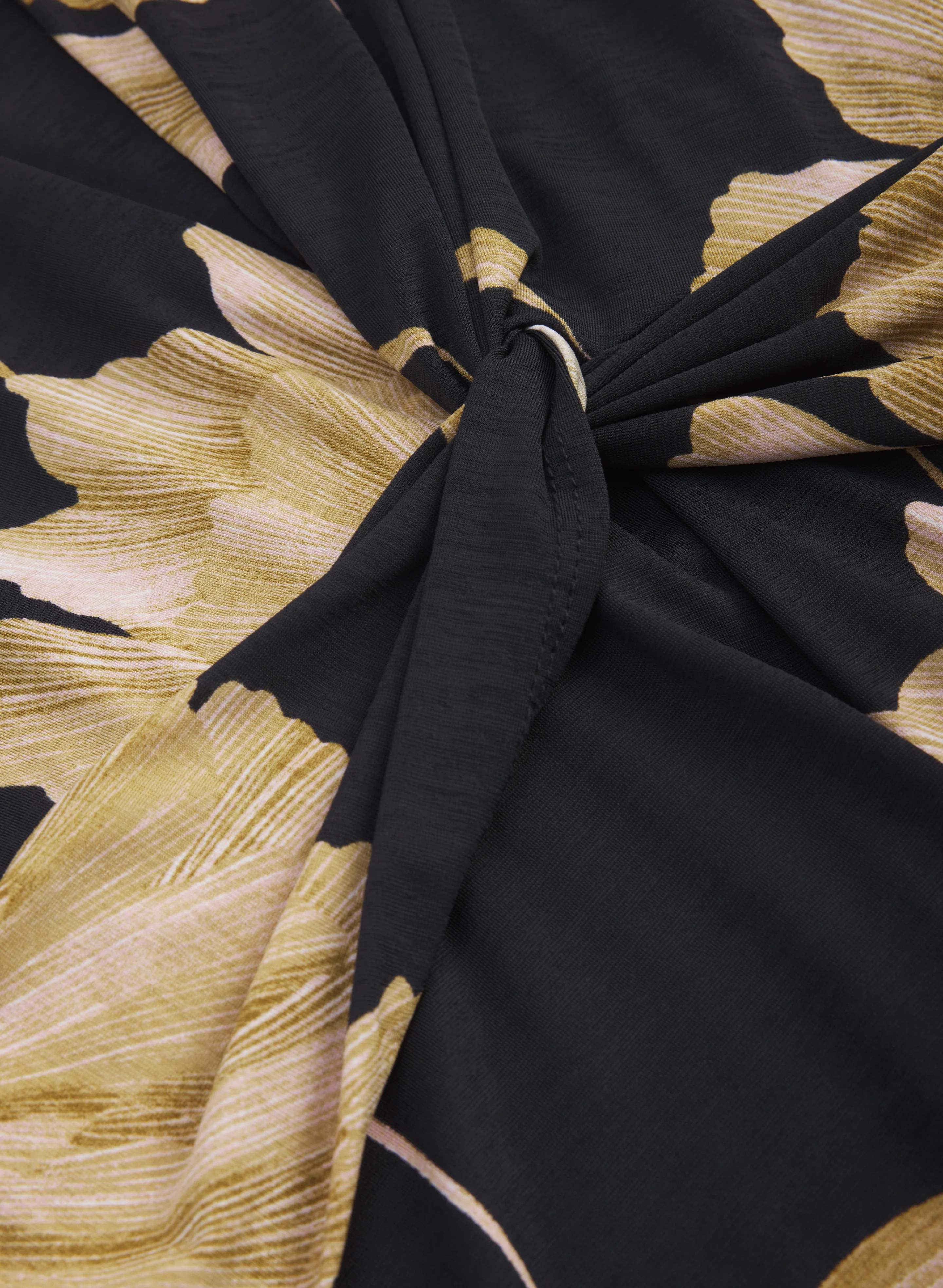 Floral Twist Front Dress - Image 7