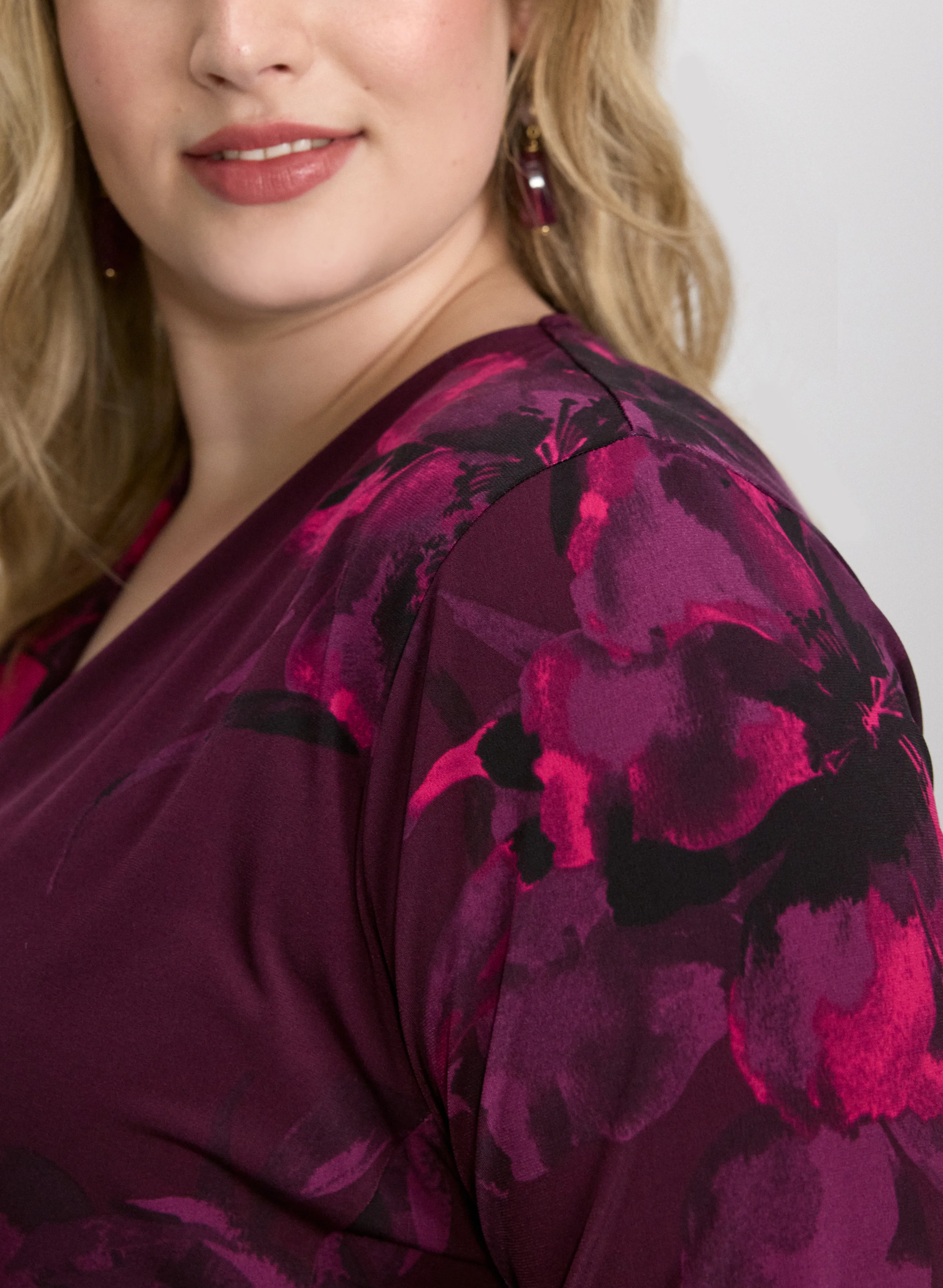 Floral Wrap-Effect Top - Image 5