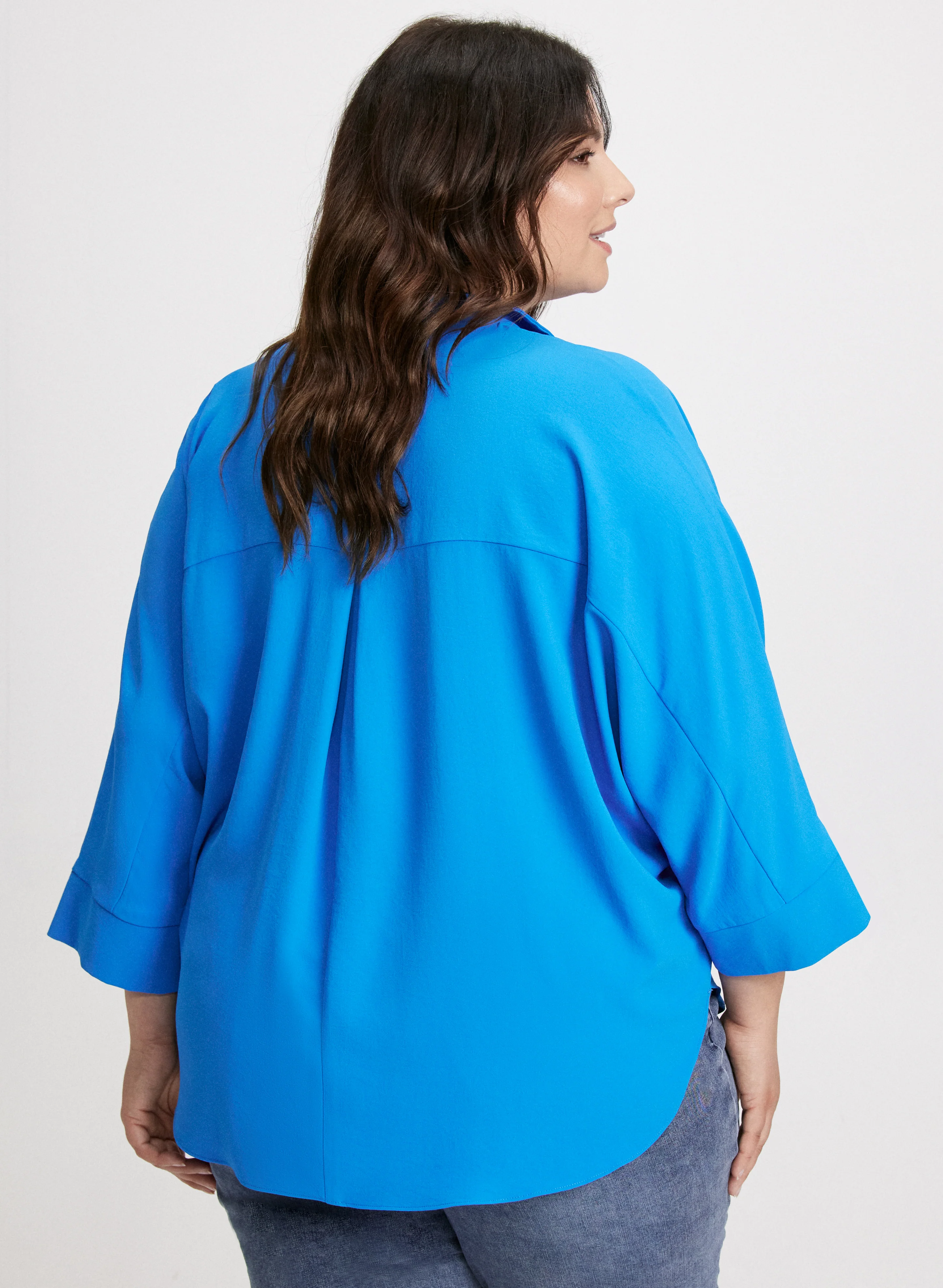 Joseph Ribkoff - Flowing Collar Blouse - Image 4