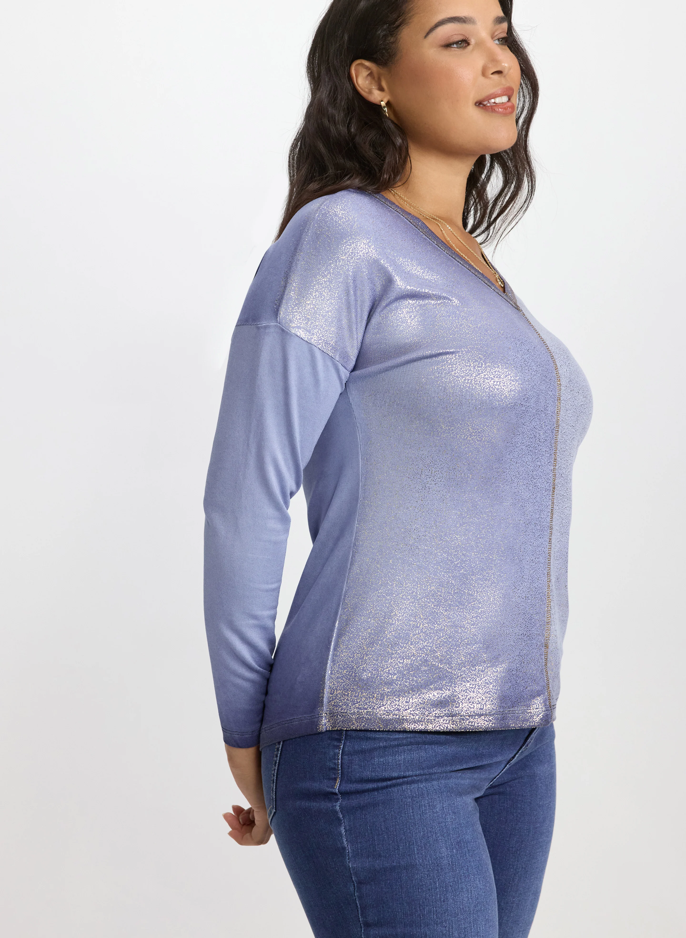 Foil Print Top - Image 5