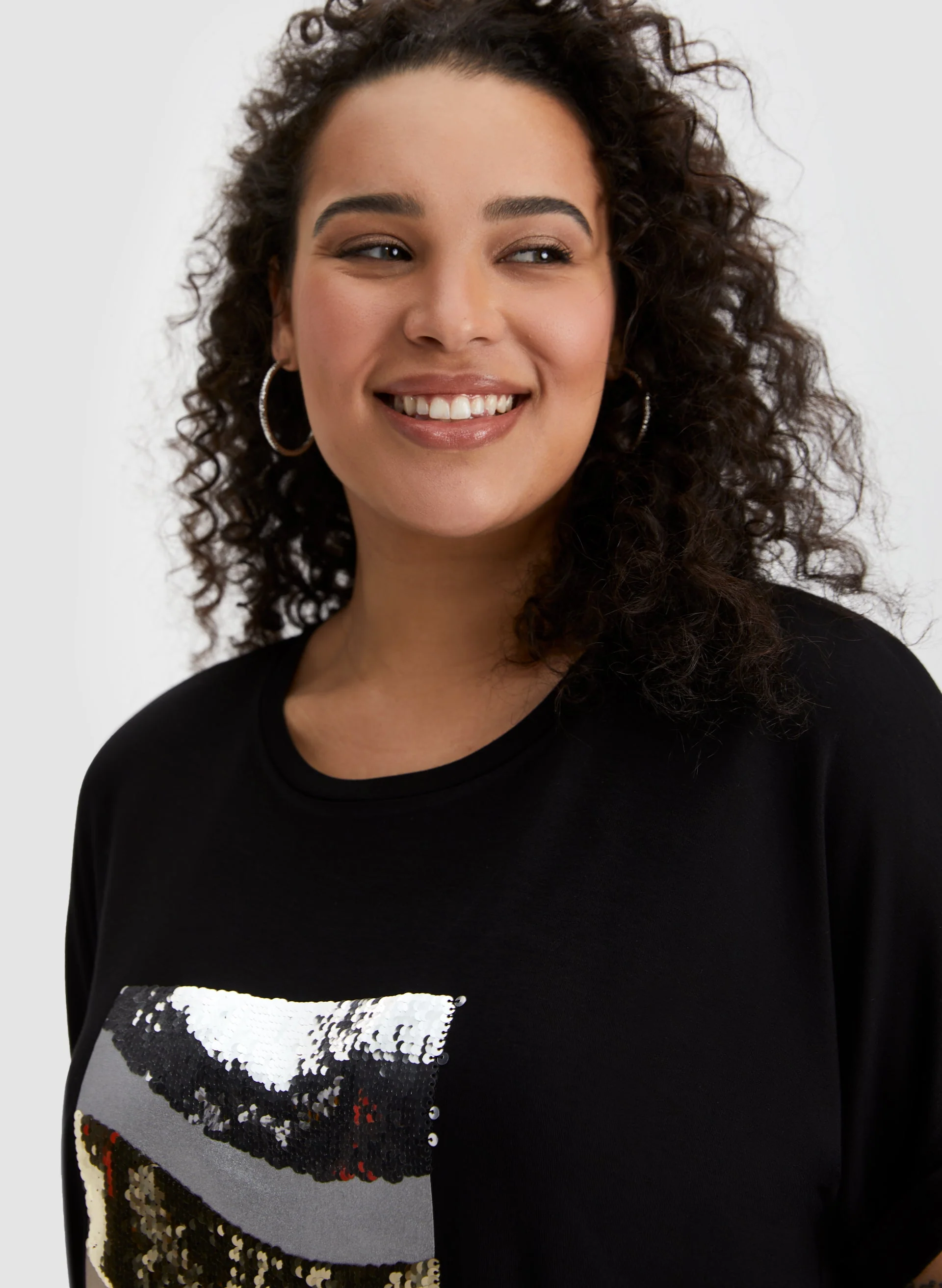 Foil & Sequin Tee - Image 3