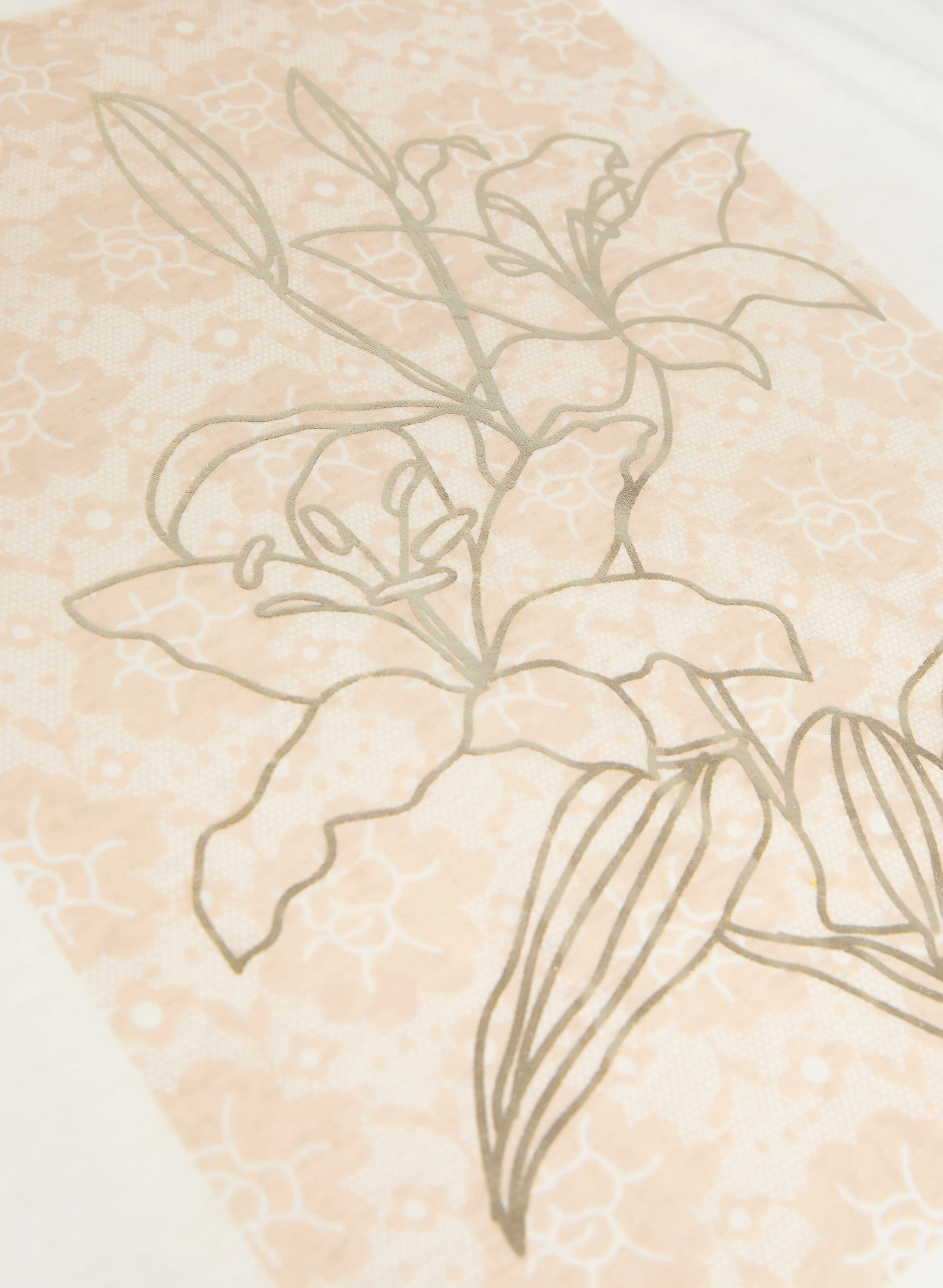 Foiled Floral Print T-Shirt - Image 7