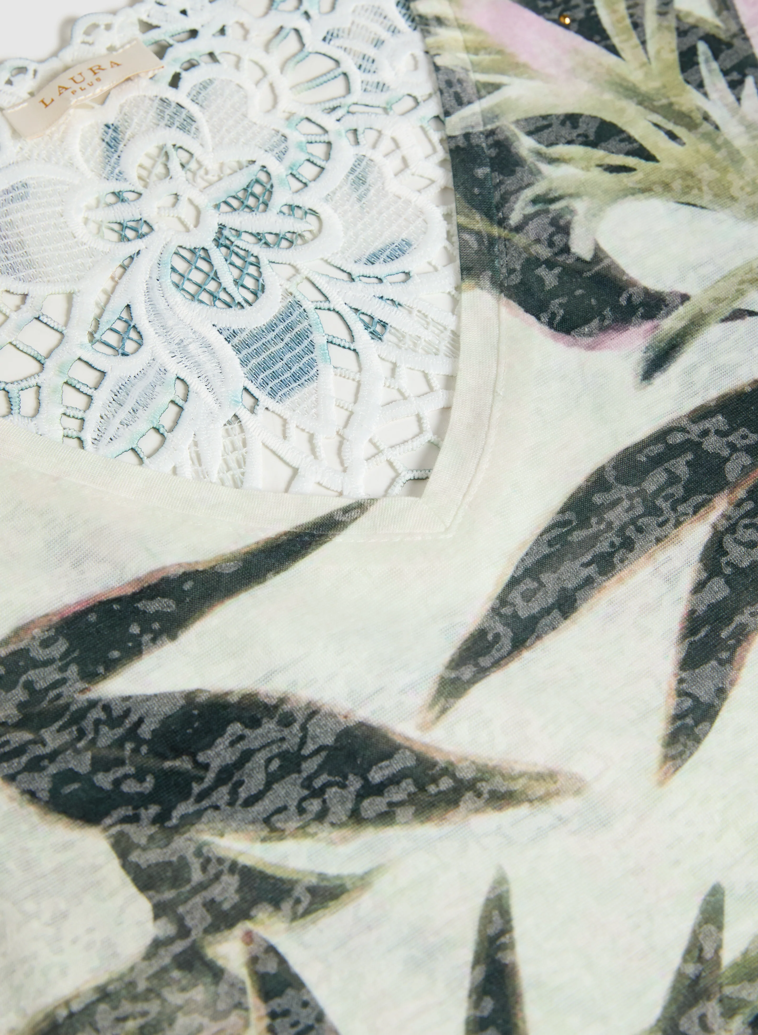 Embellished Palm Print T-Shirt - Image 7