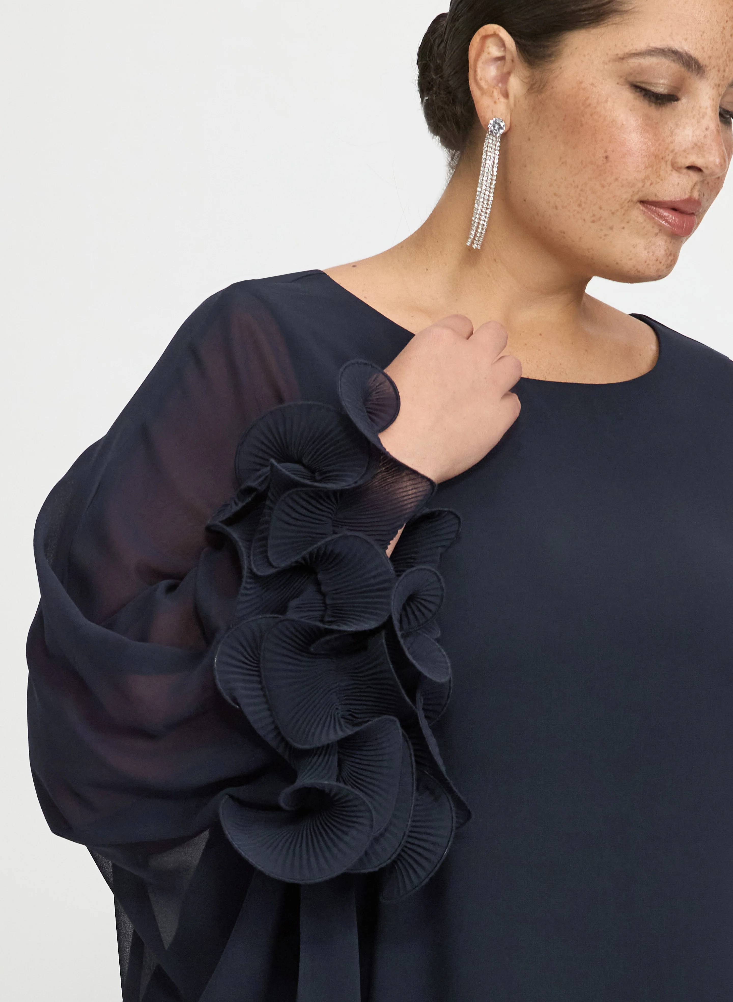 Frill Sleeve Dress - Image 6