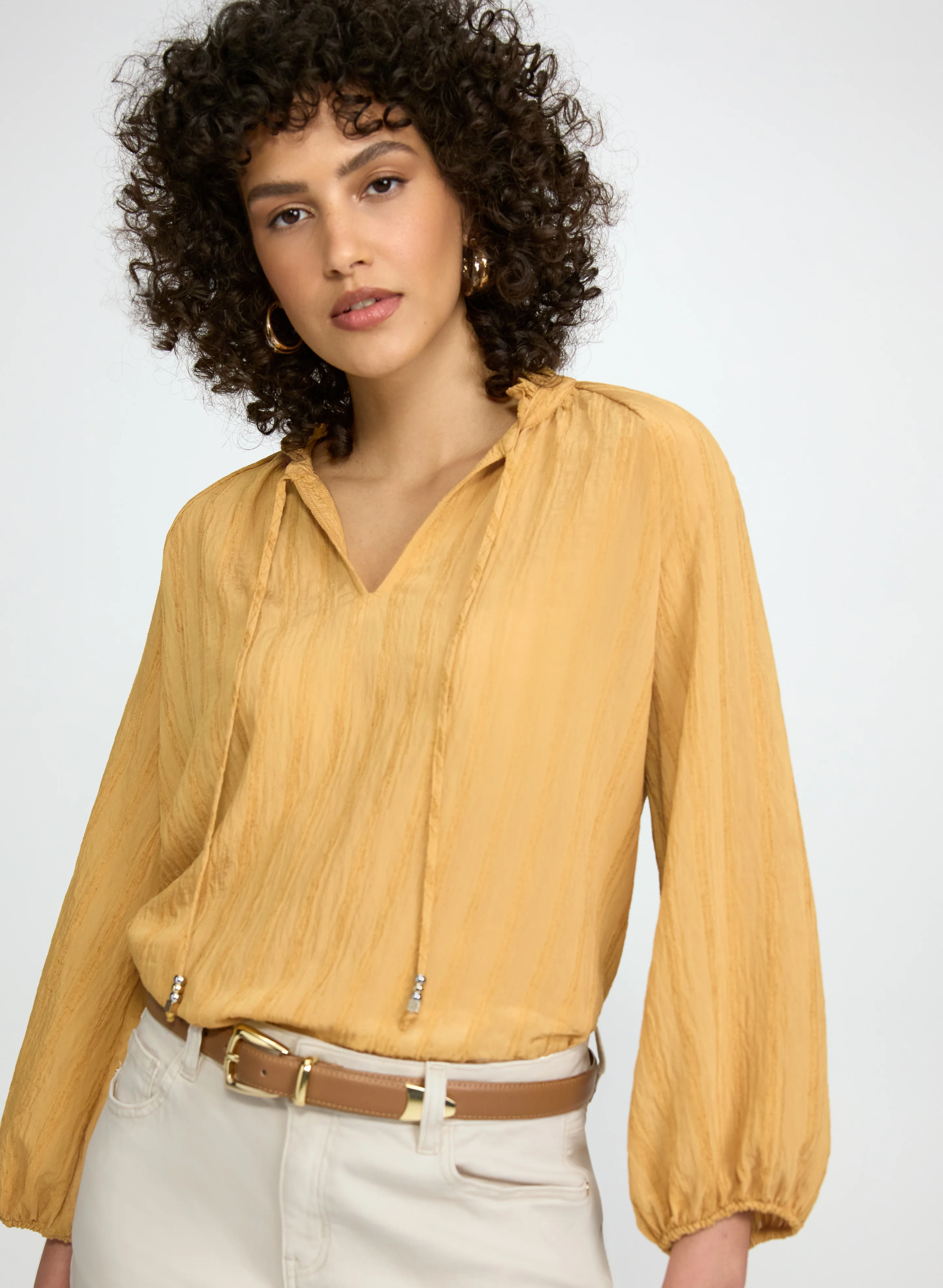 Frilled Collar Blouse