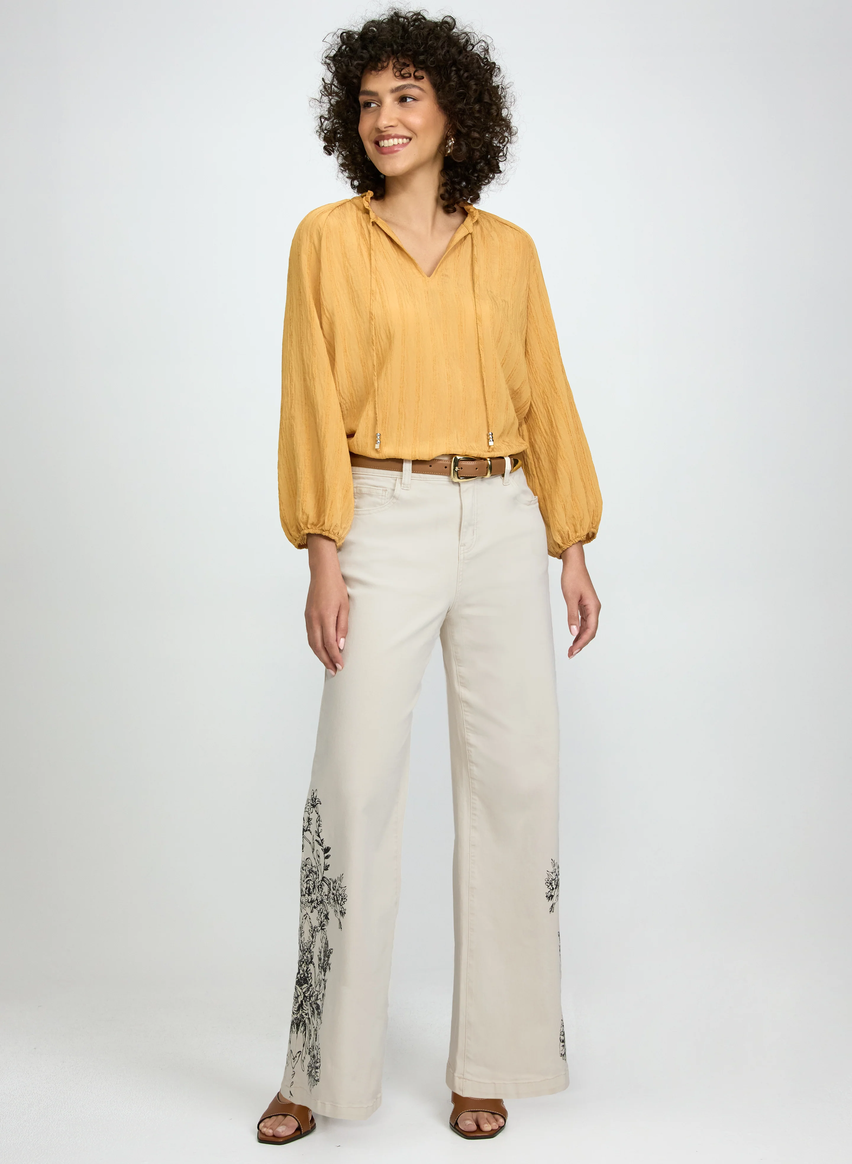Frilled Collar Blouse - Image 3