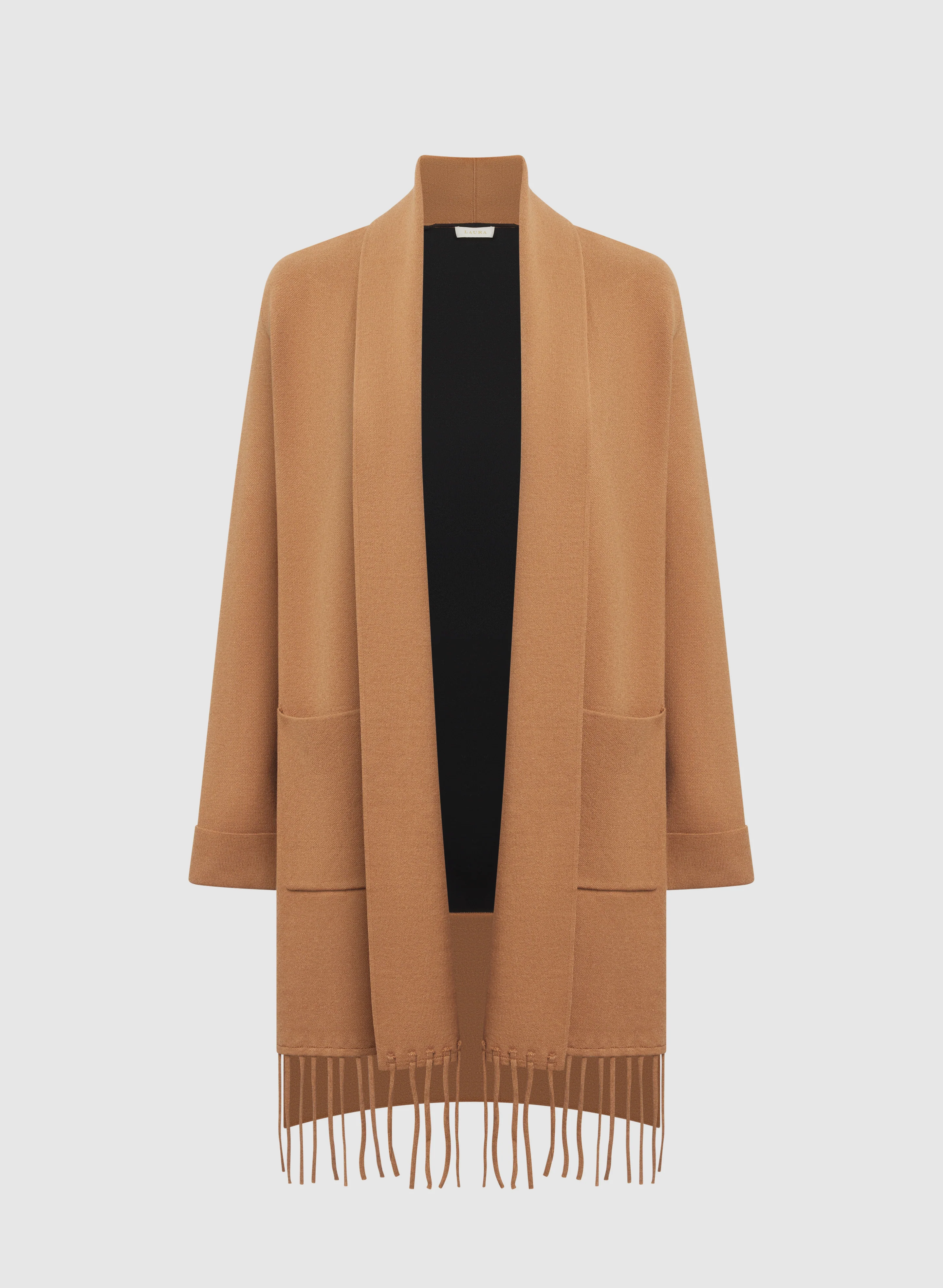 Fringe Colour Block Cardigan - Image 6