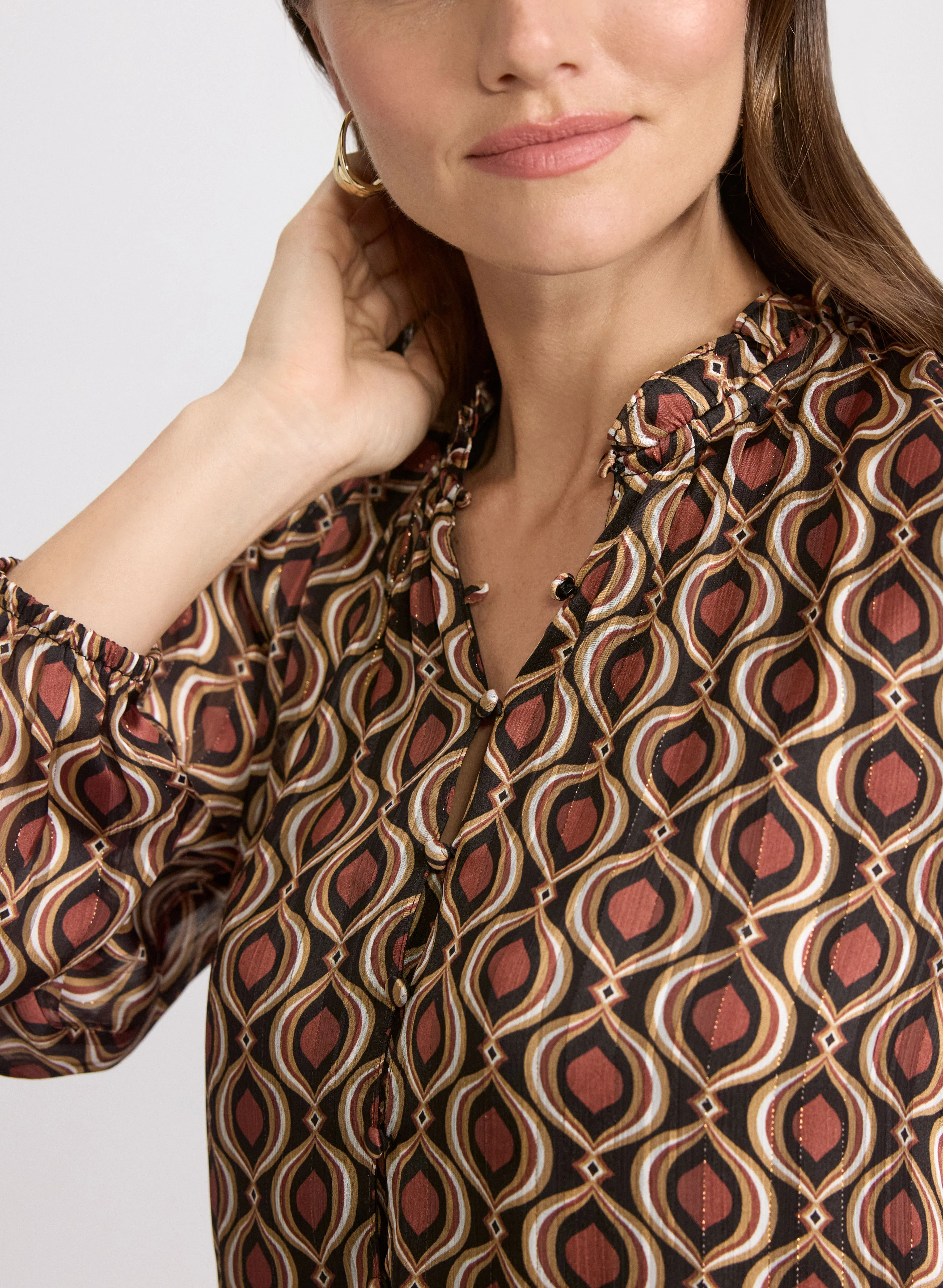 Geometric Blouse - Image 2