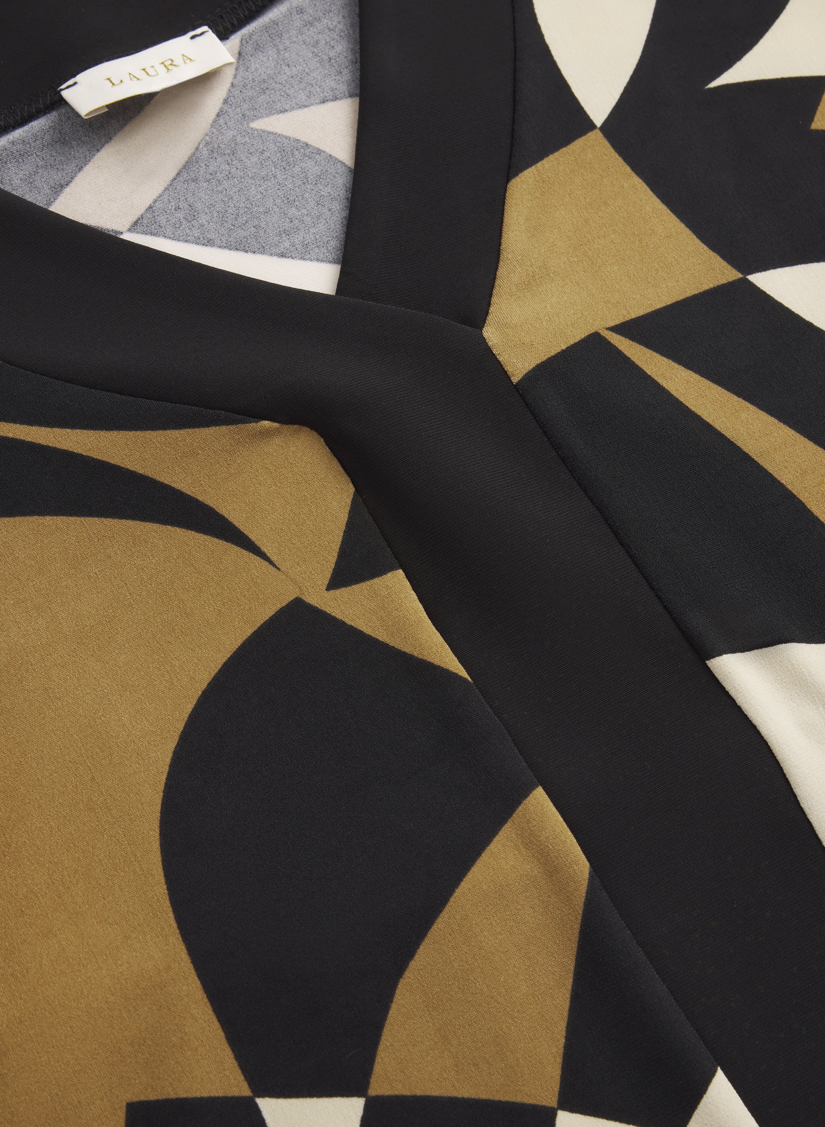 Geometric Cap Sleeve Top - Image 7