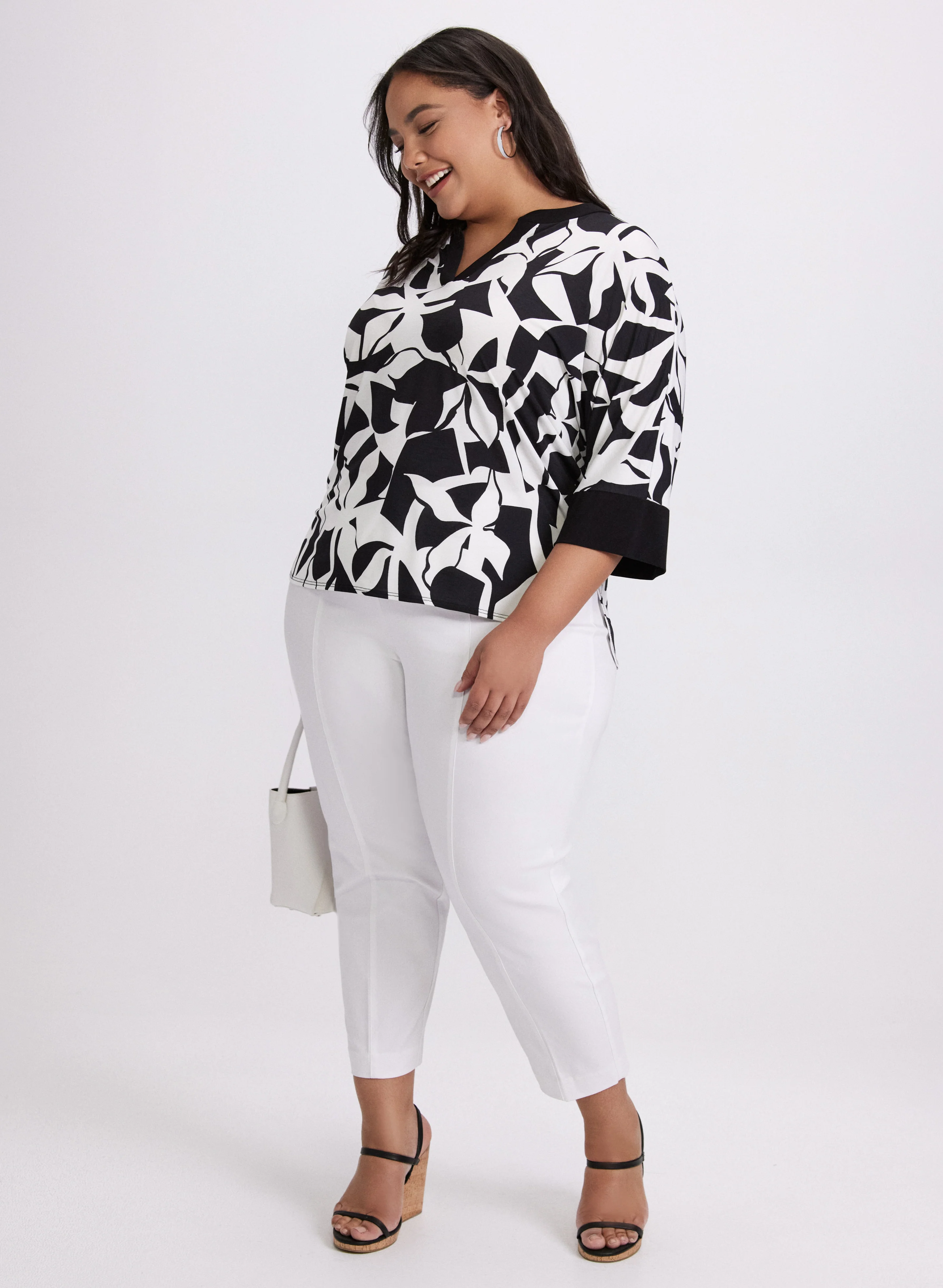 Geometric Colour Block Top - Image 2