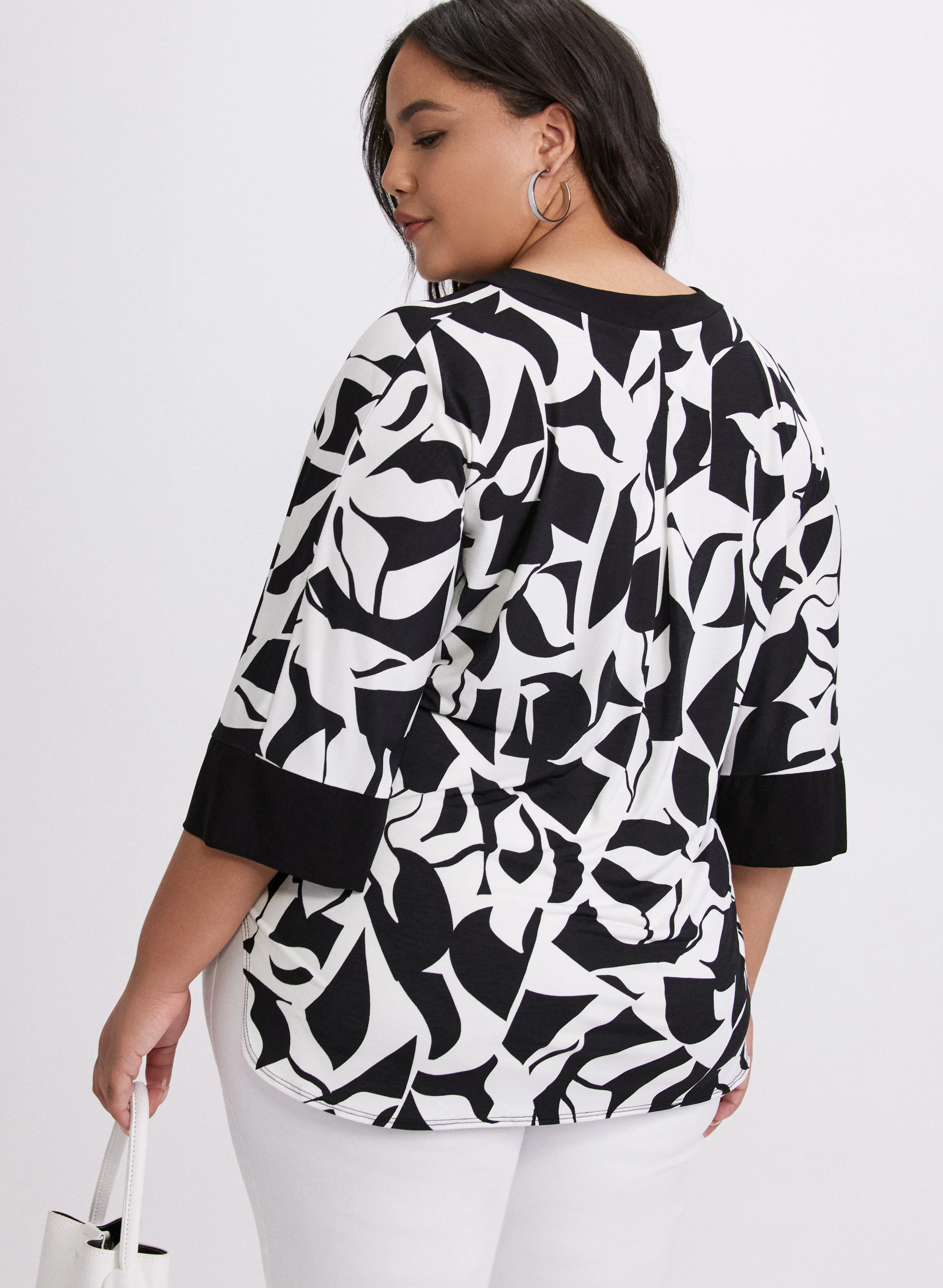 Geometric Colour Block Top - Image 4