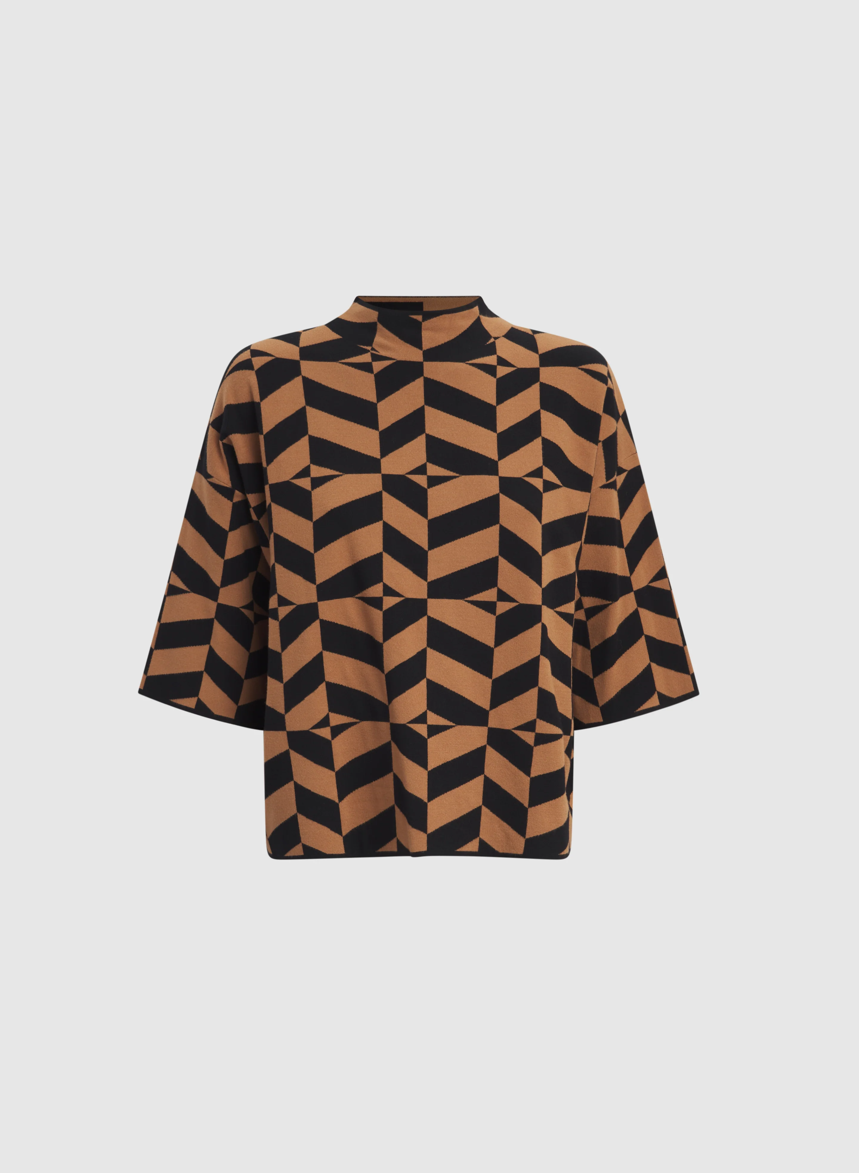 Geometric Jacquard Pullover - Image 6