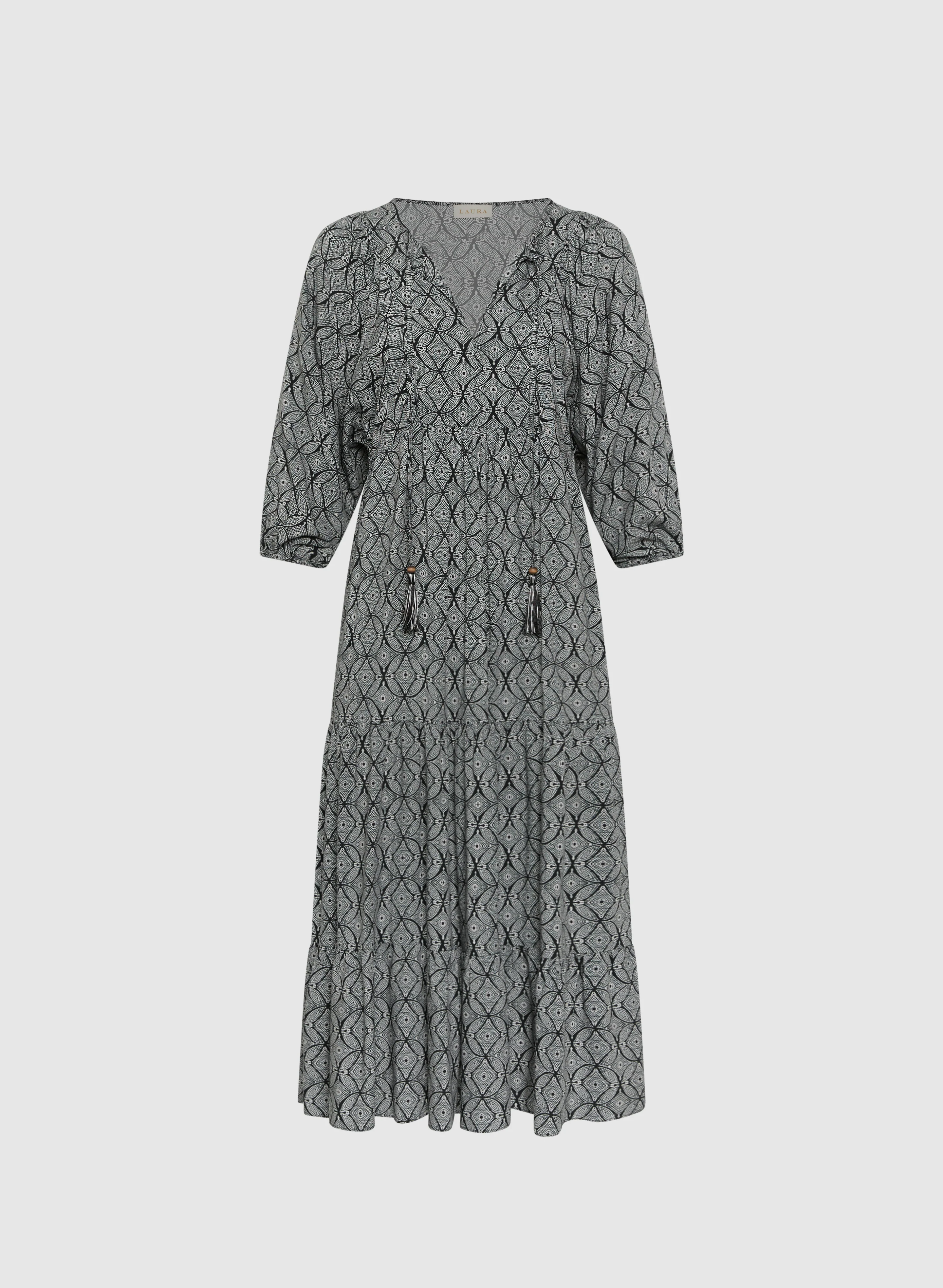 Geometric Prairie Dress - Image 5
