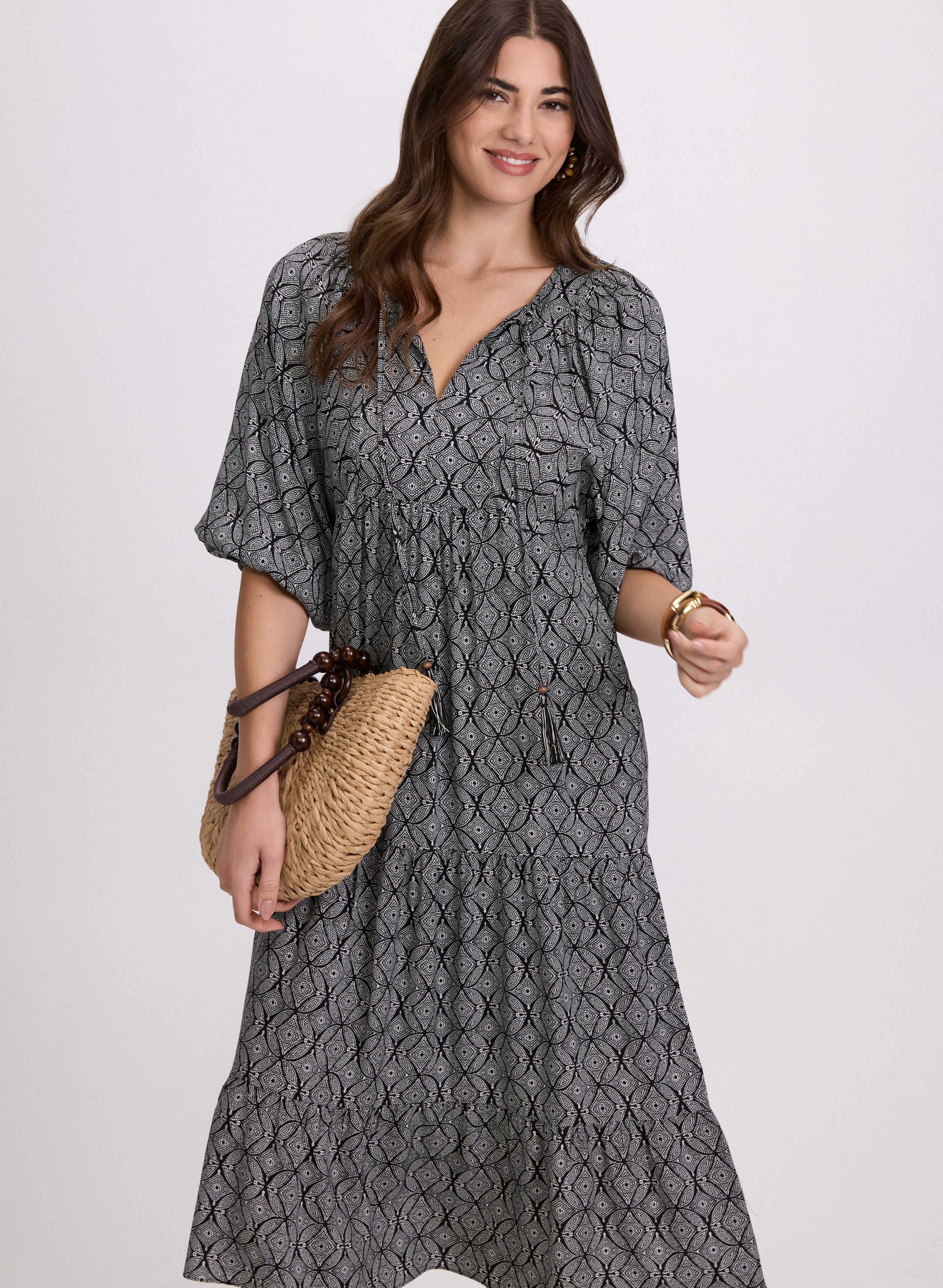 Geometric Prairie Dress - Image 7