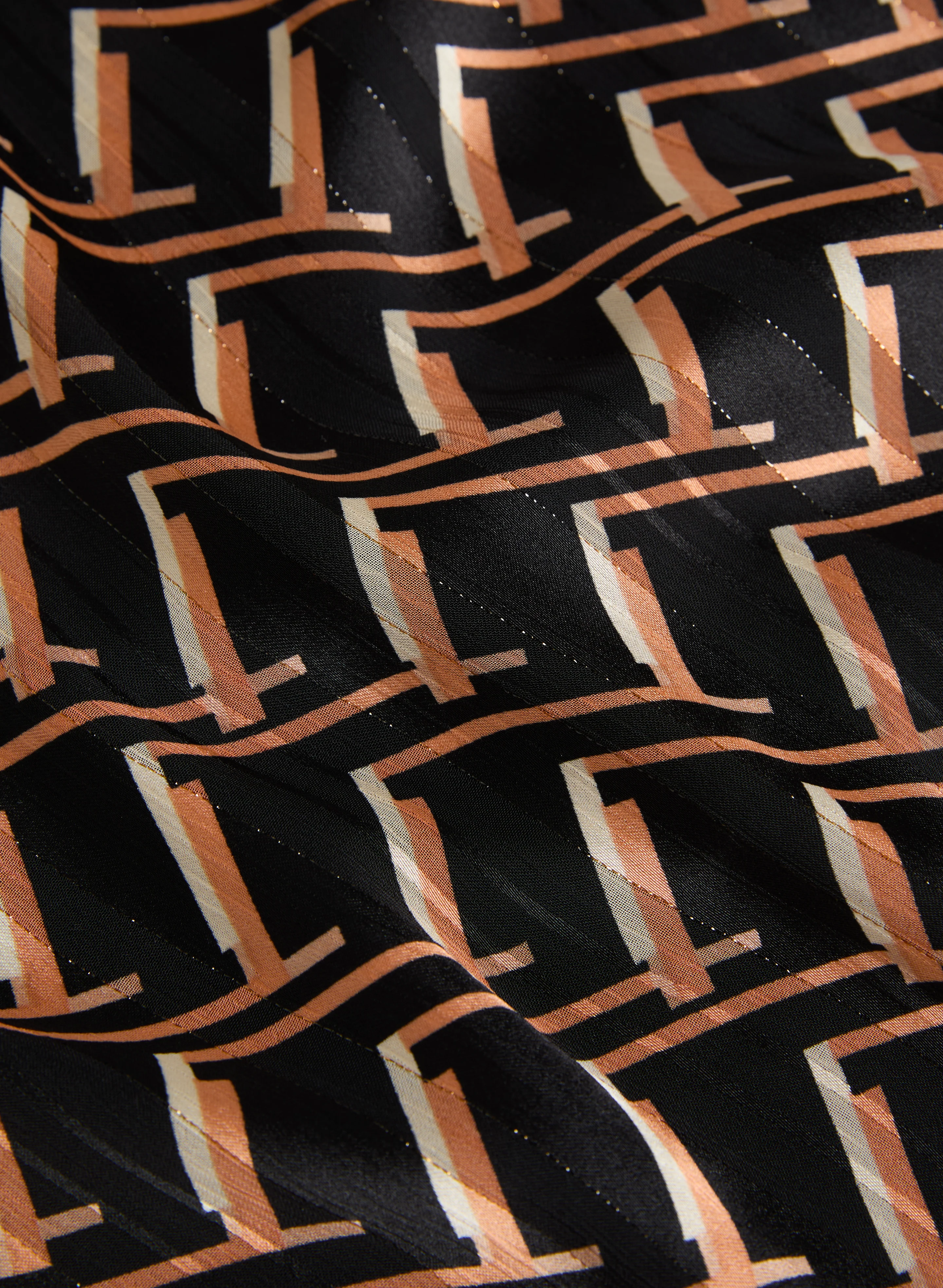 Geometric Print Blouse - Image 7