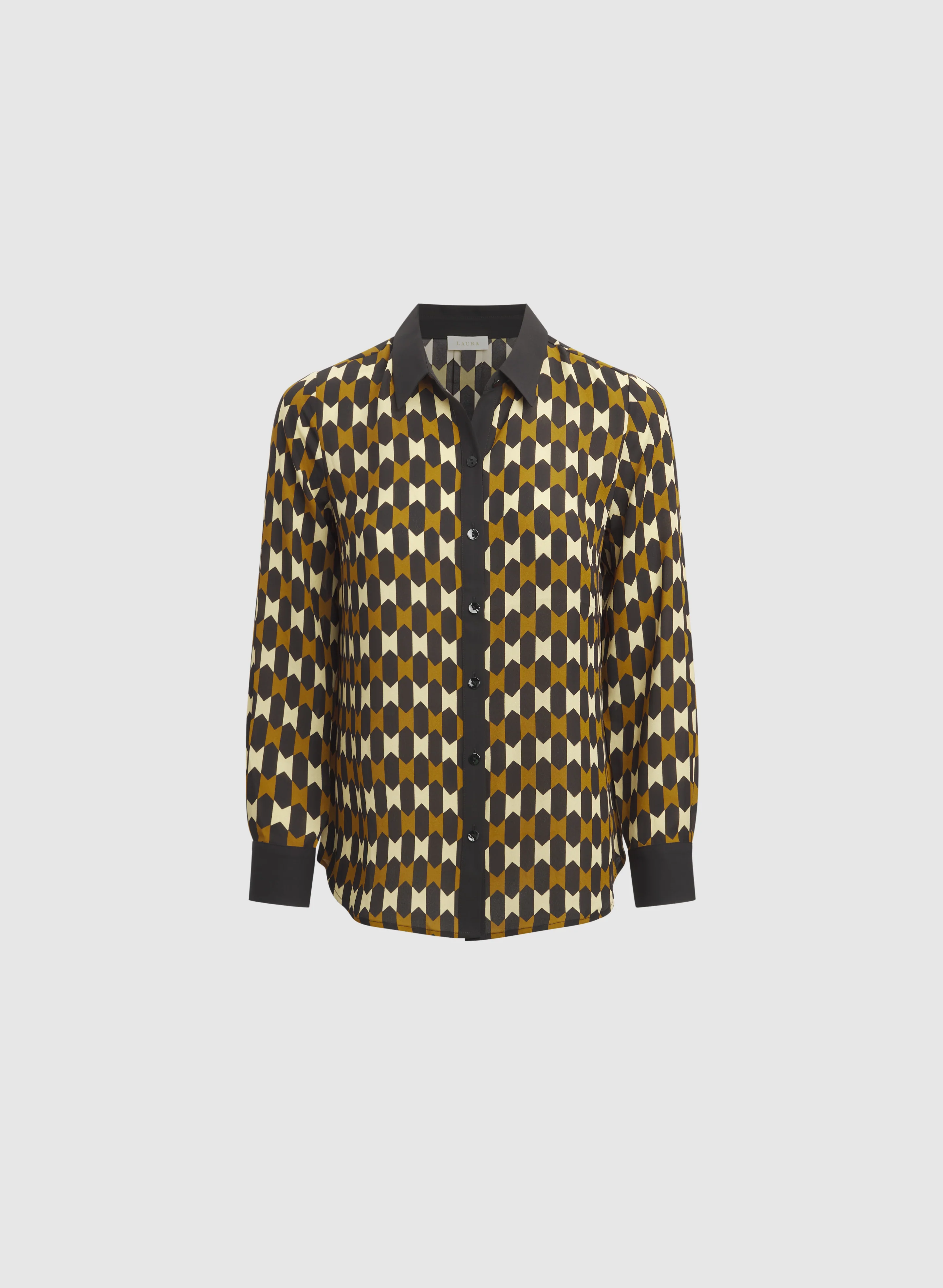 Geometric Print Blouse - Image 6