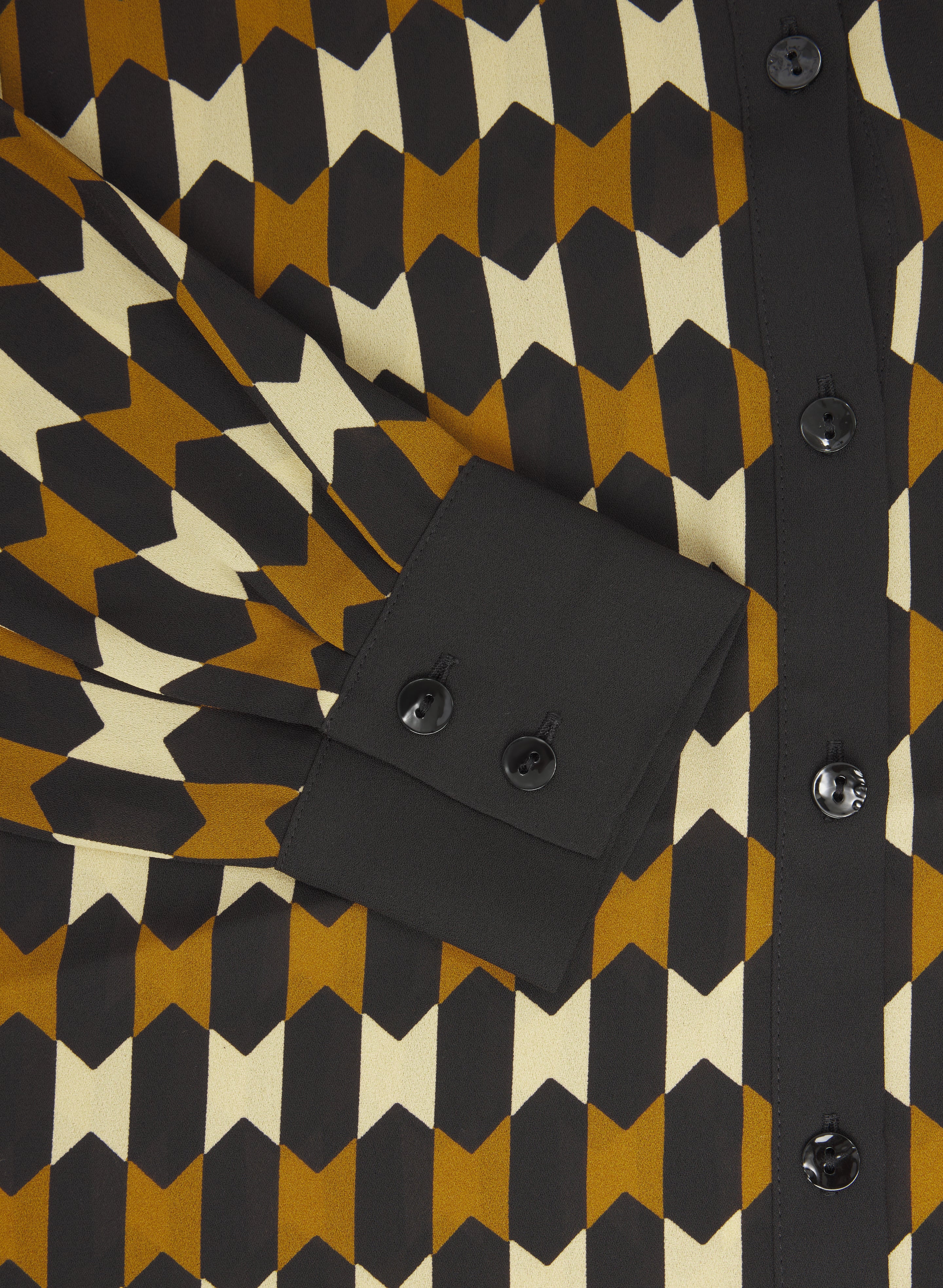 Geometric Print Blouse - Image 7