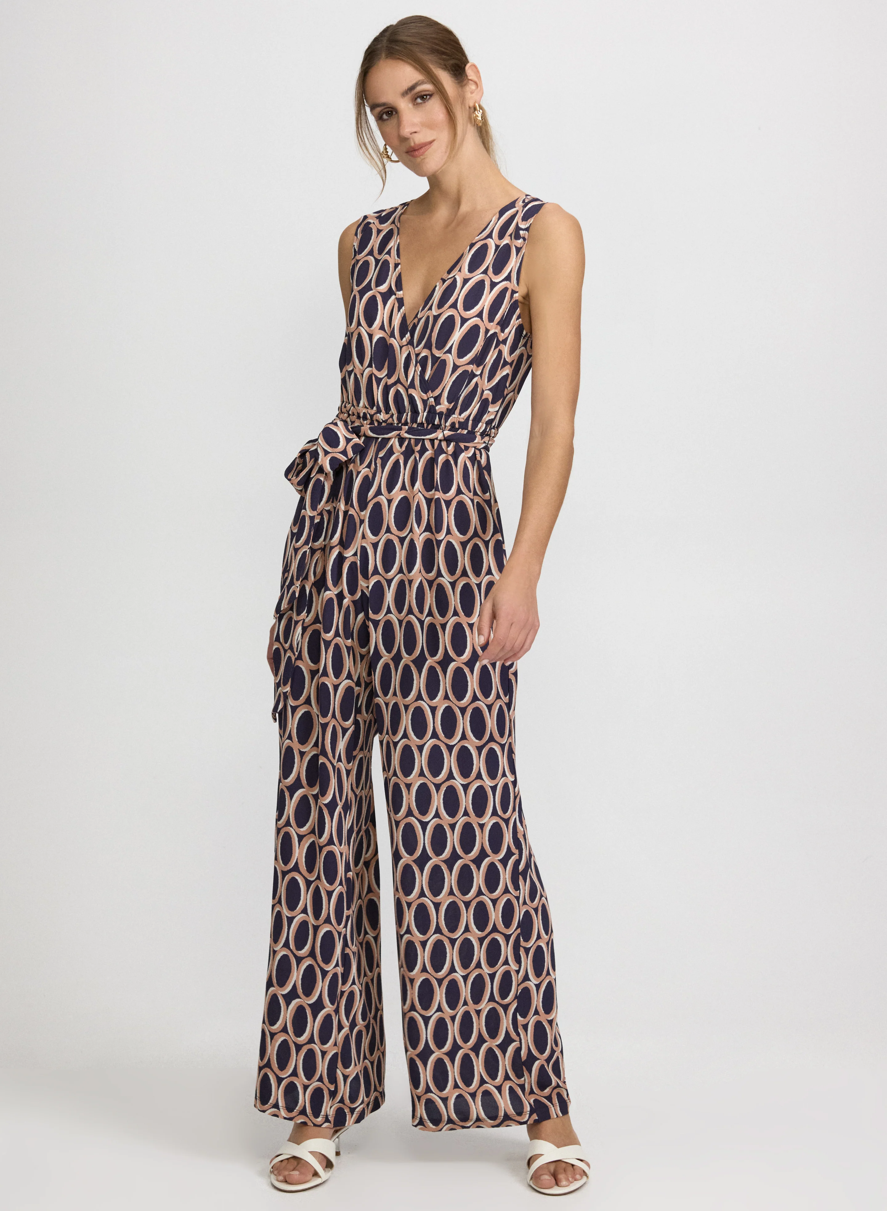 Geometric Print Jumpsuit
