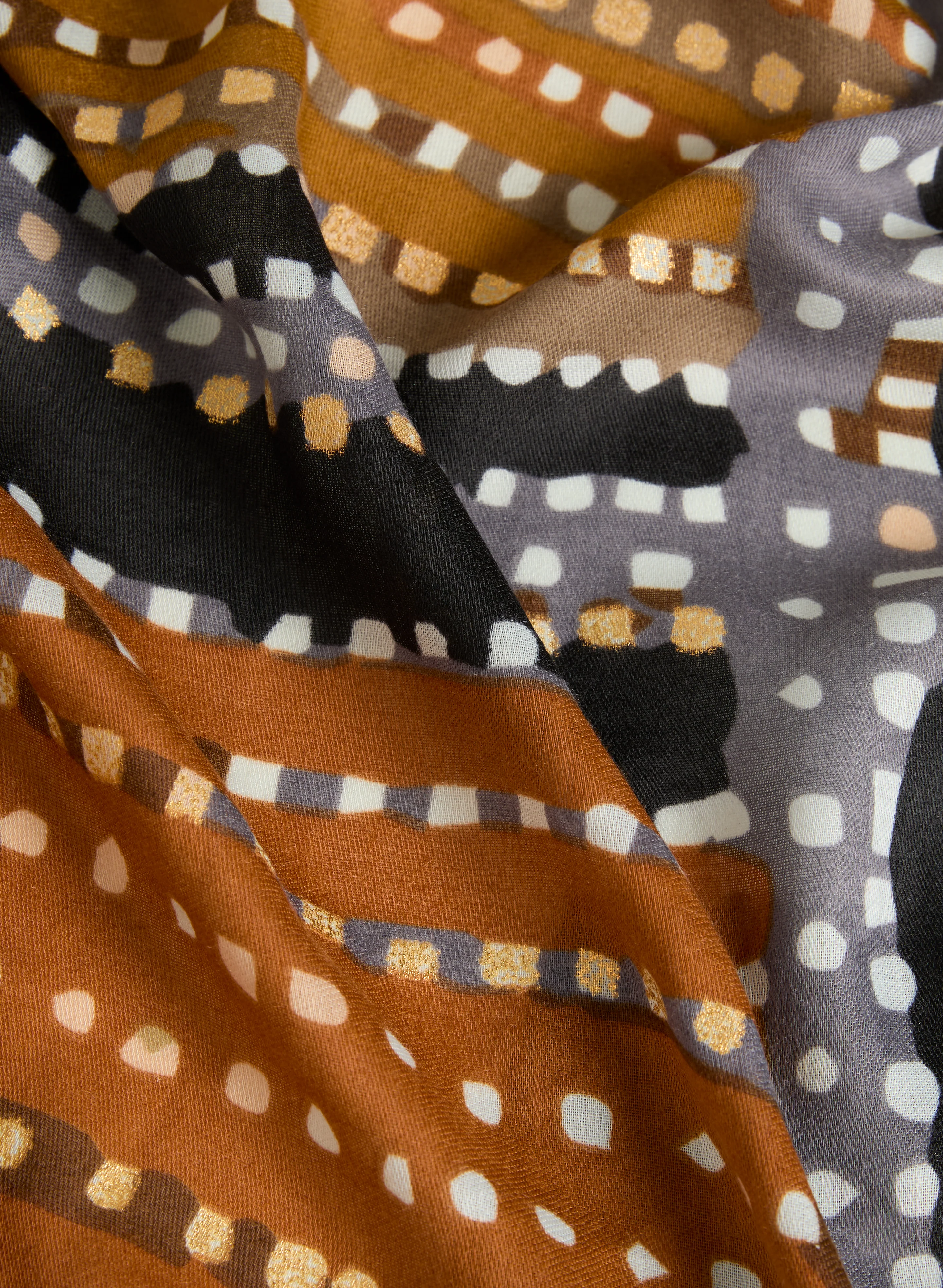 Geometric Print Oblong Scarf - Image 2