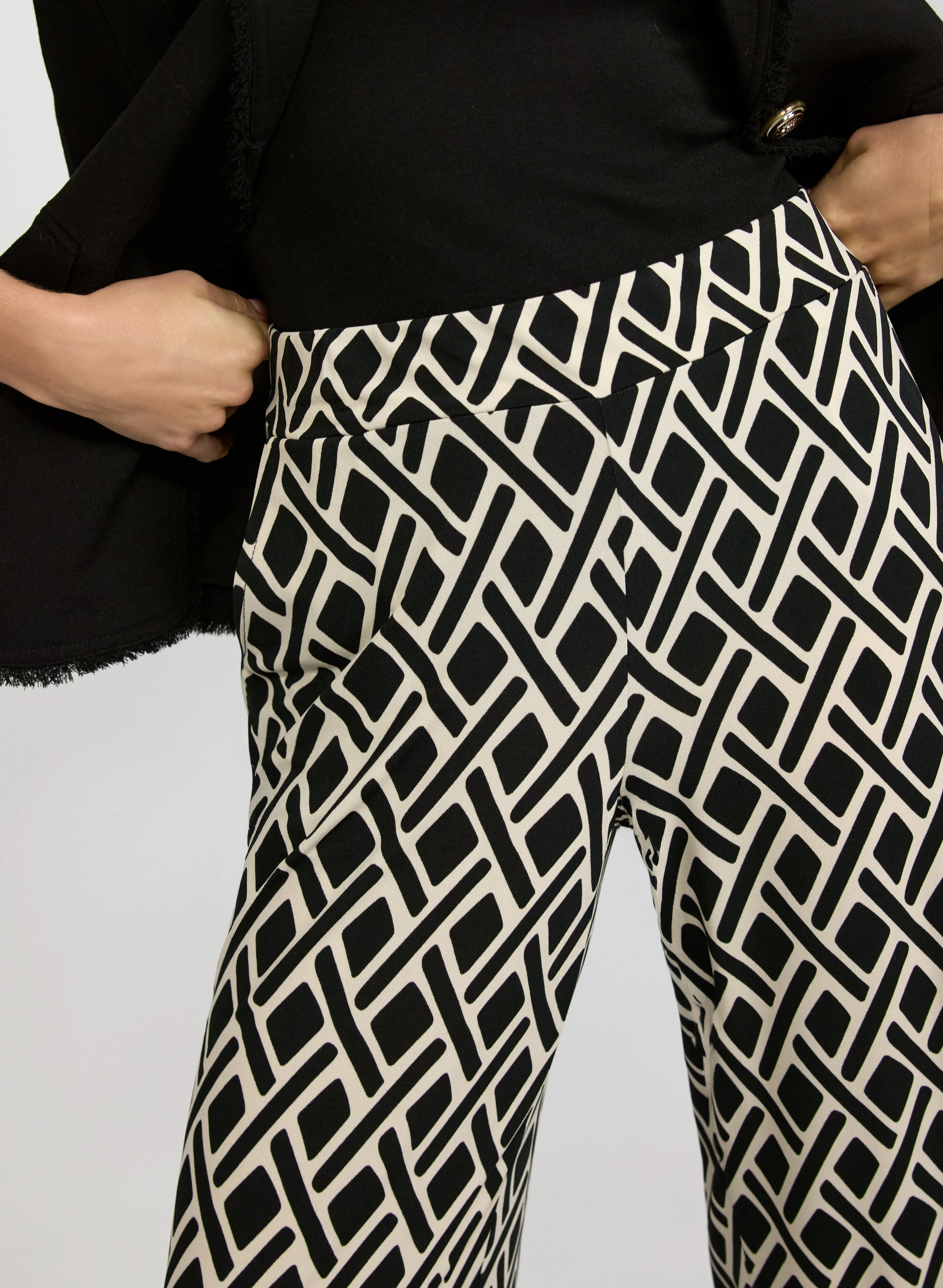 Geometric Print Pants - Image 4