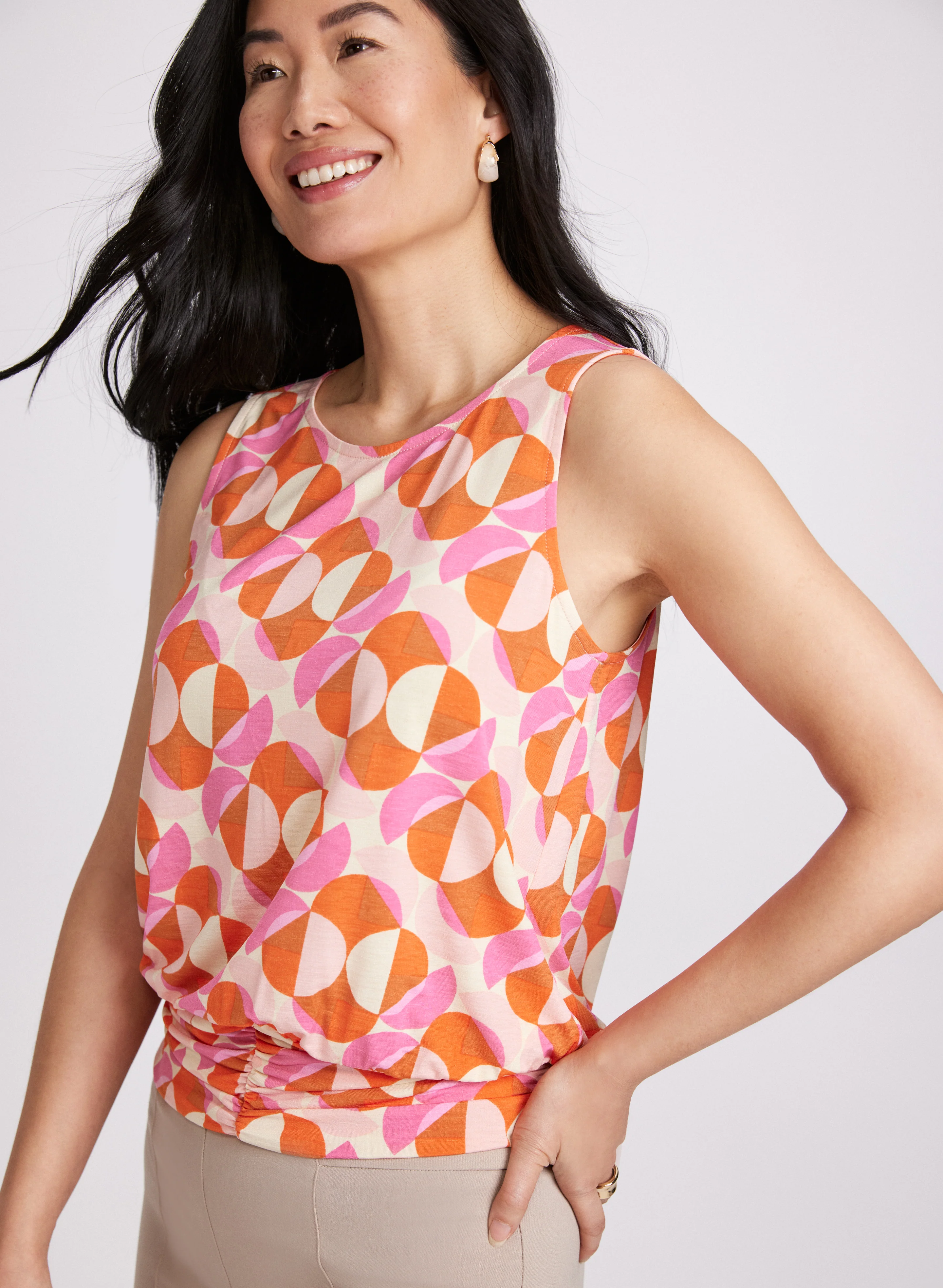 Geometric Print Tank Top - Image 2