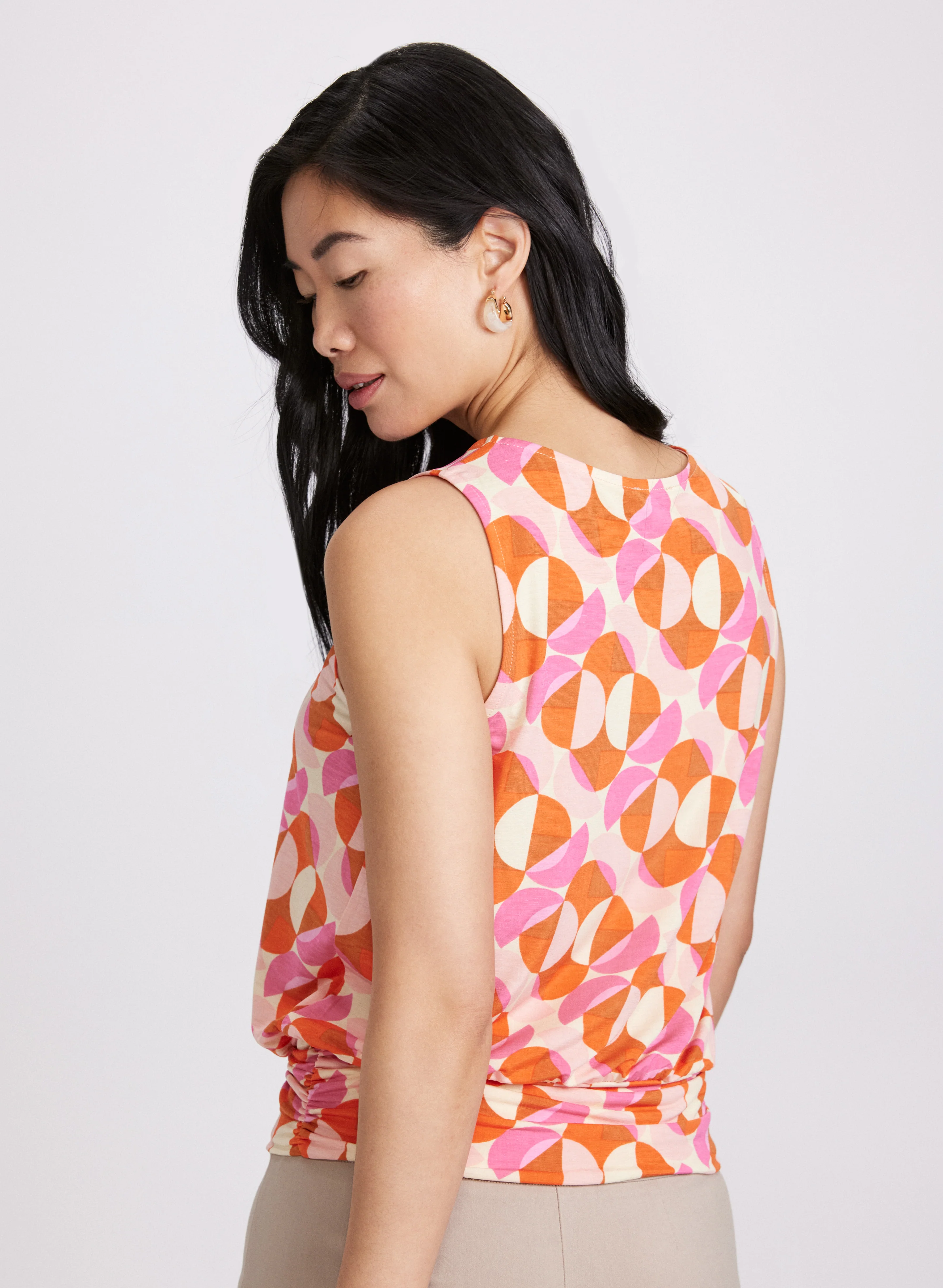 Geometric Print Tank Top - Image 4