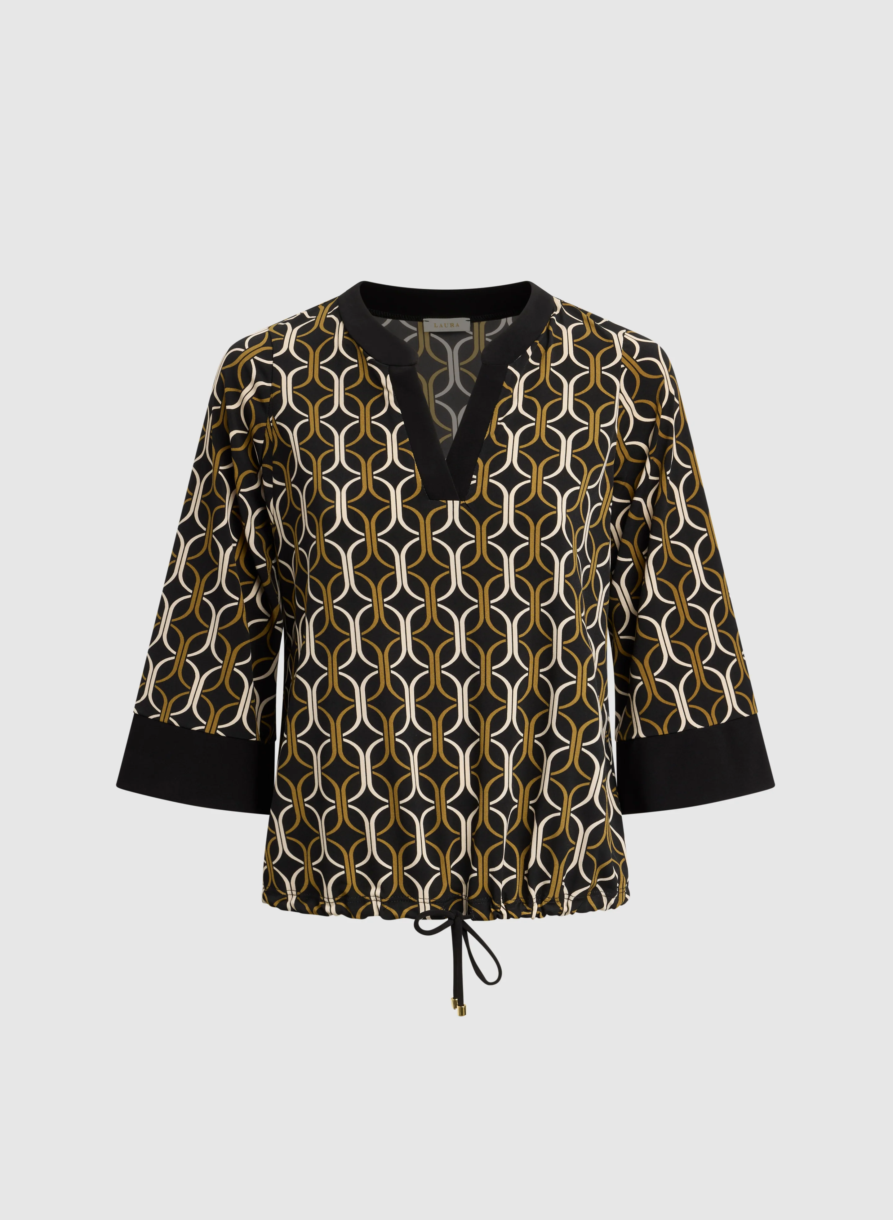 Geometric Print Top - Image 6