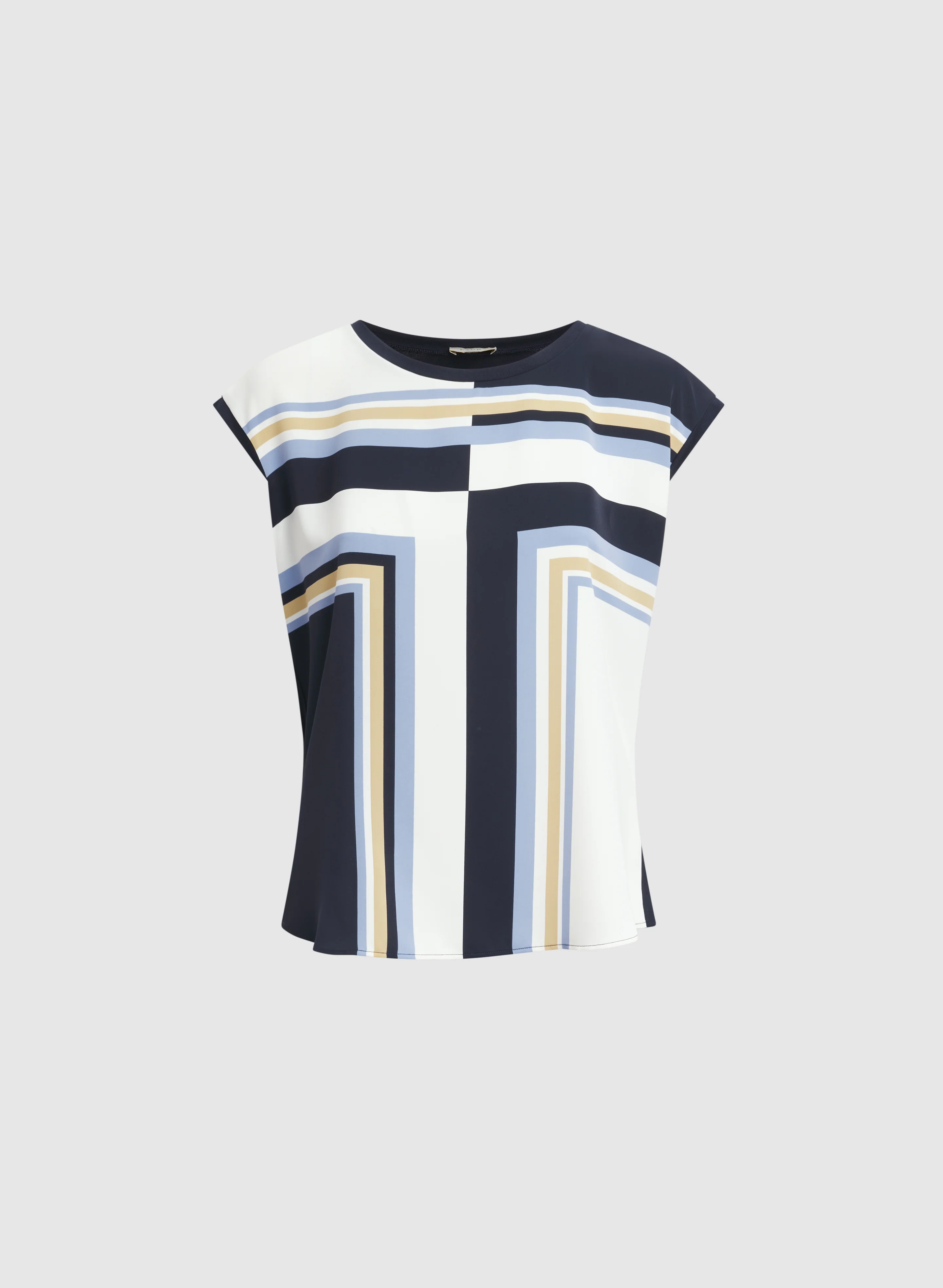 Geometric Print Top - Image 6