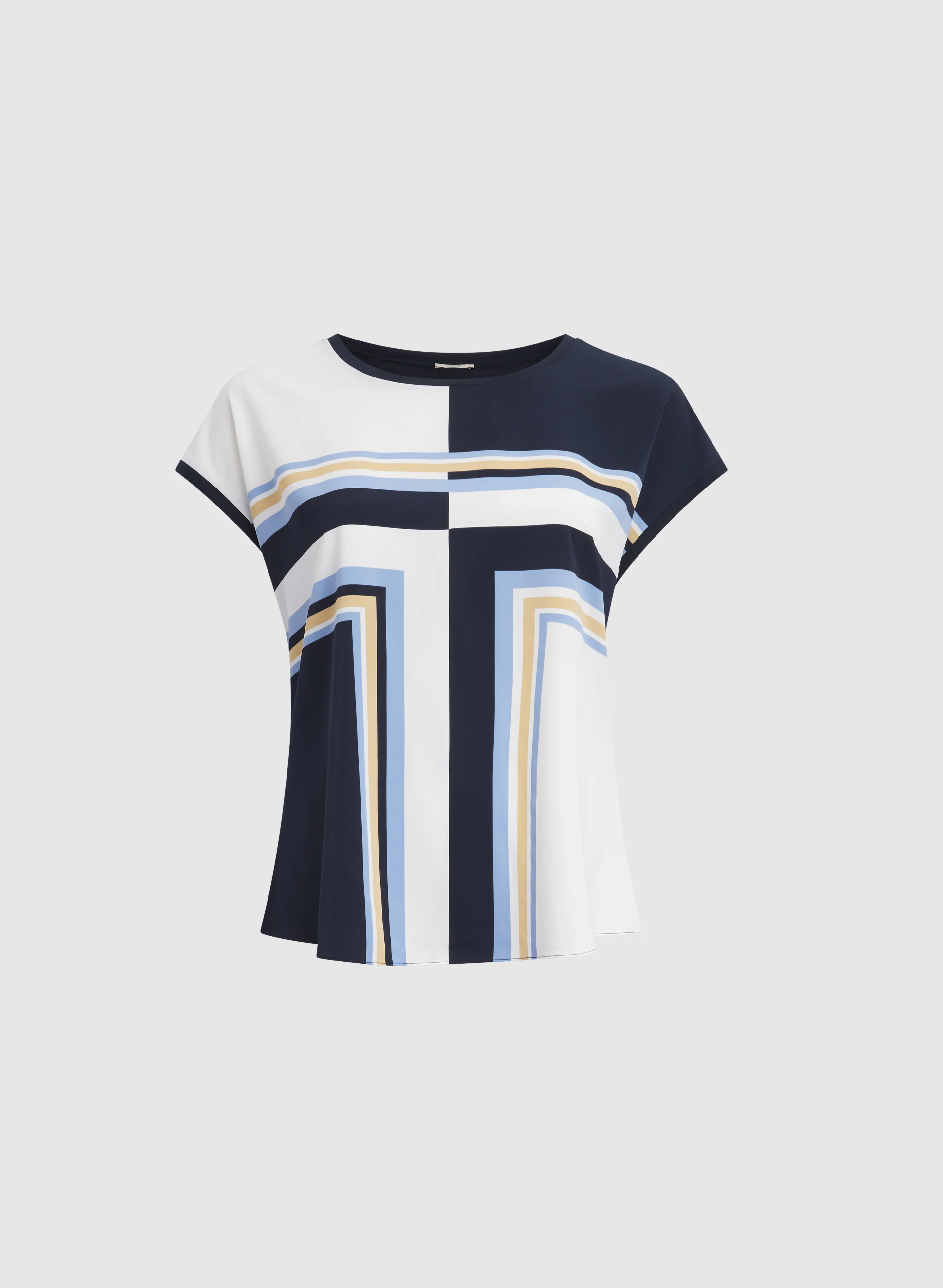Geometric Print Top - Image 6