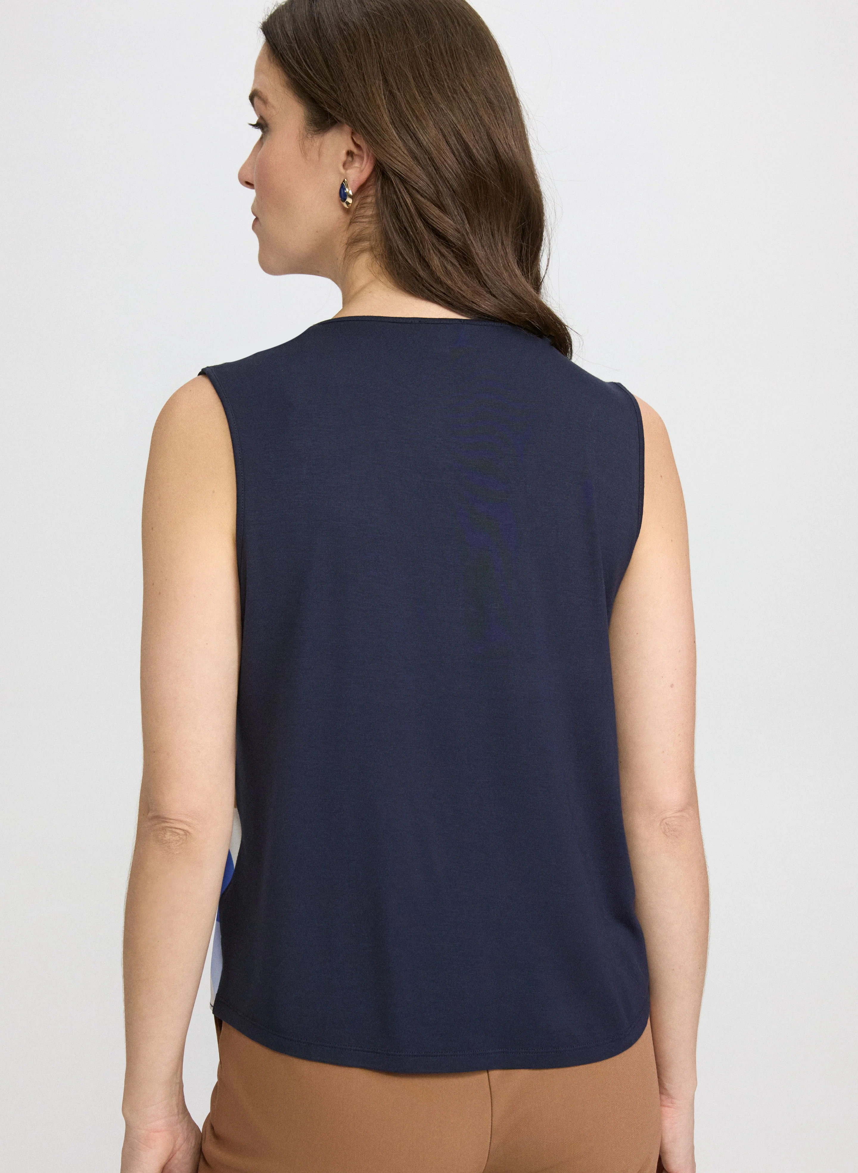 Geometric Print Top - Image 5