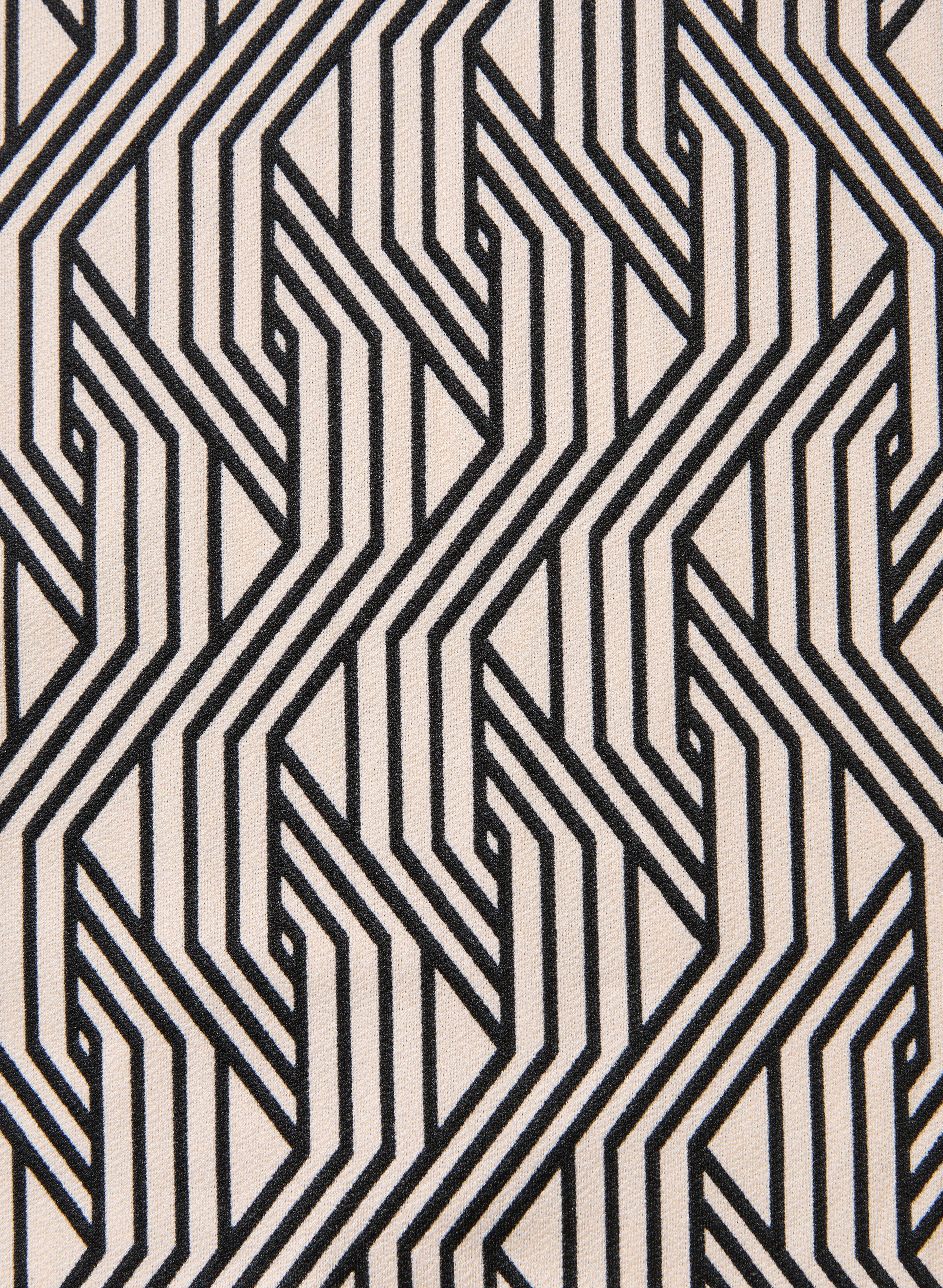 Geometric Print Top - Image 7