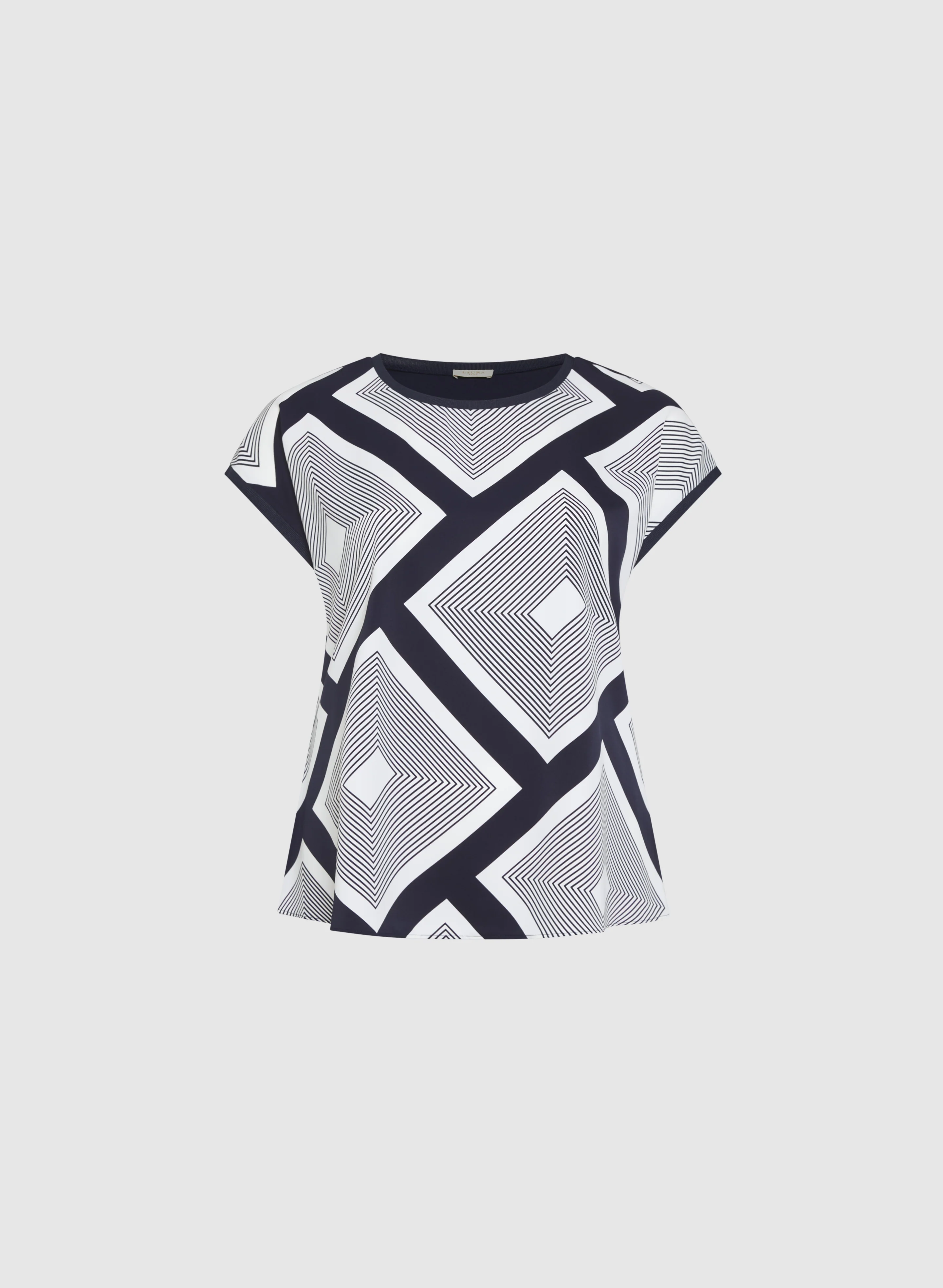 Geometric Print Top - Image 6
