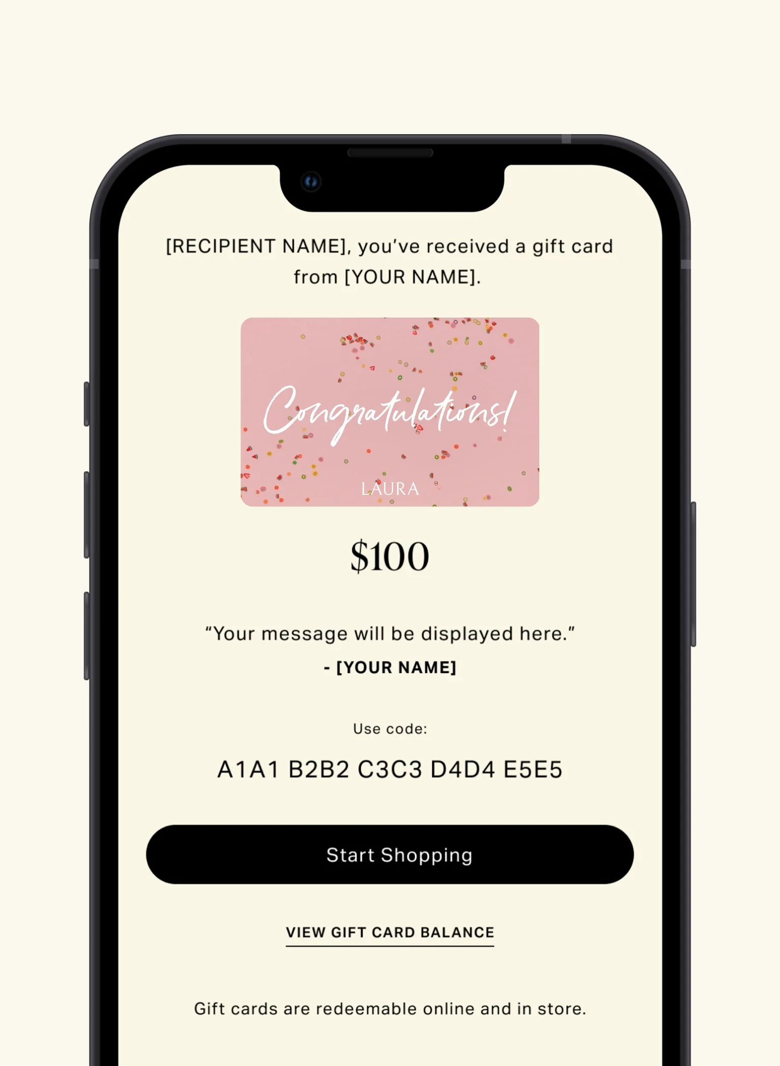 Gift Card - Congratulations - Image 2
