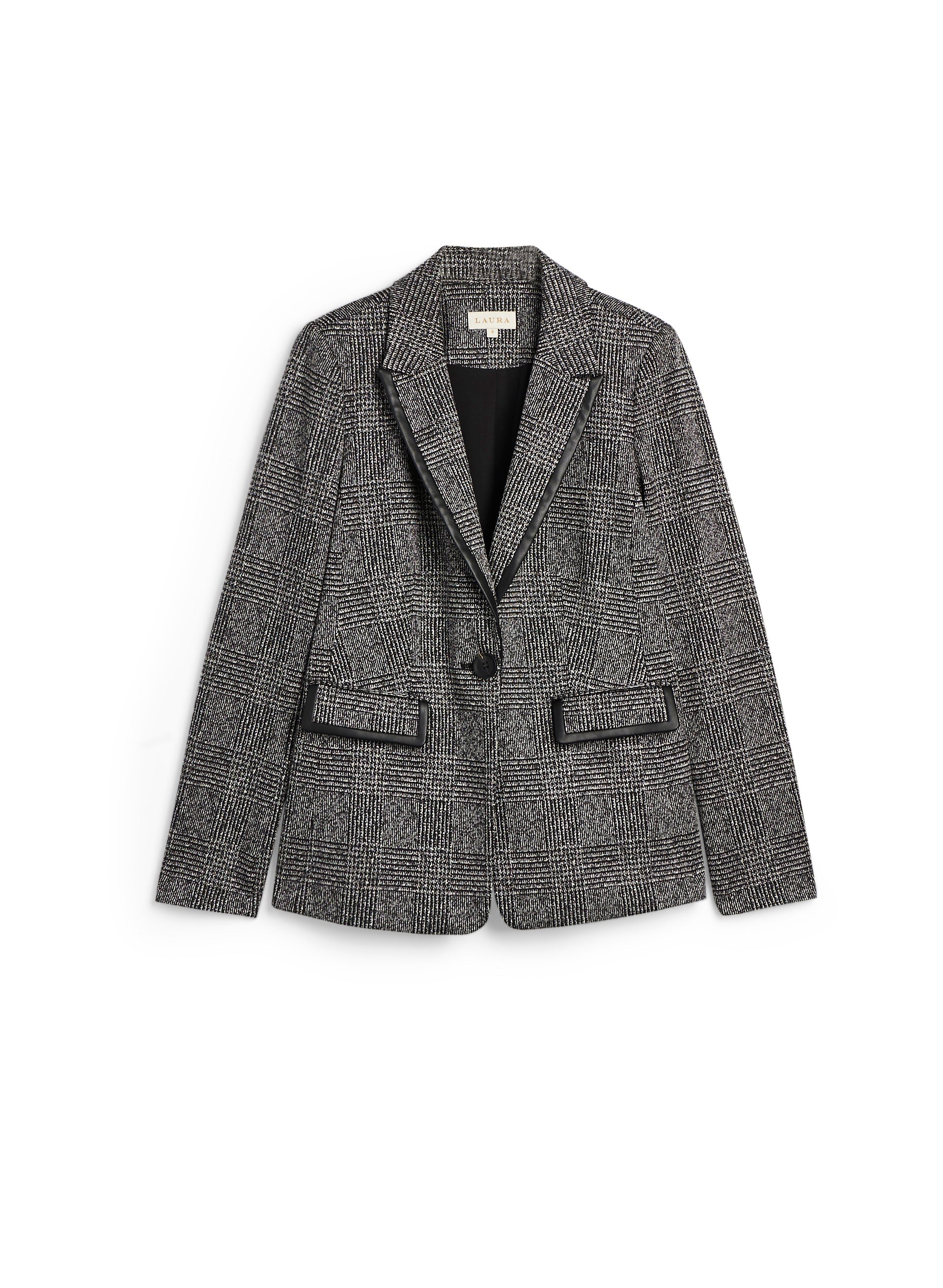 Glen Plaid Blazer - Image 5