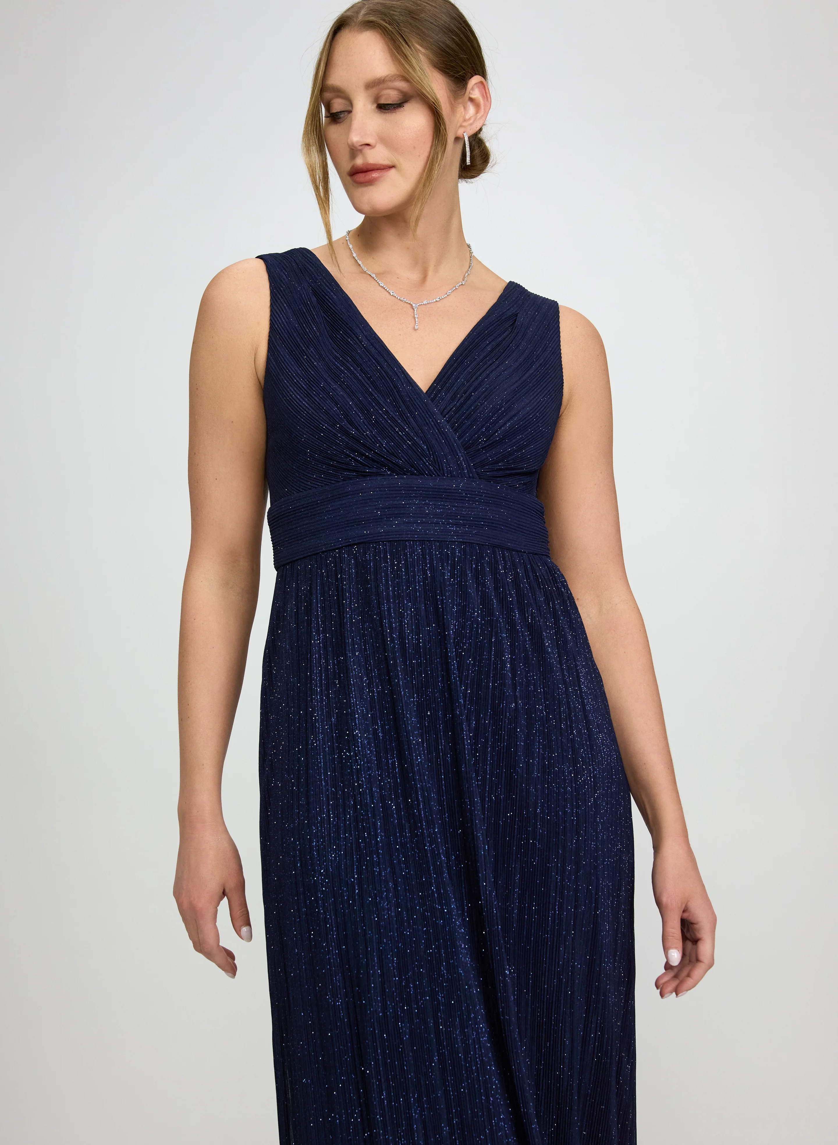 Glitter Dress & Chiffon Jacket Set - Image 8