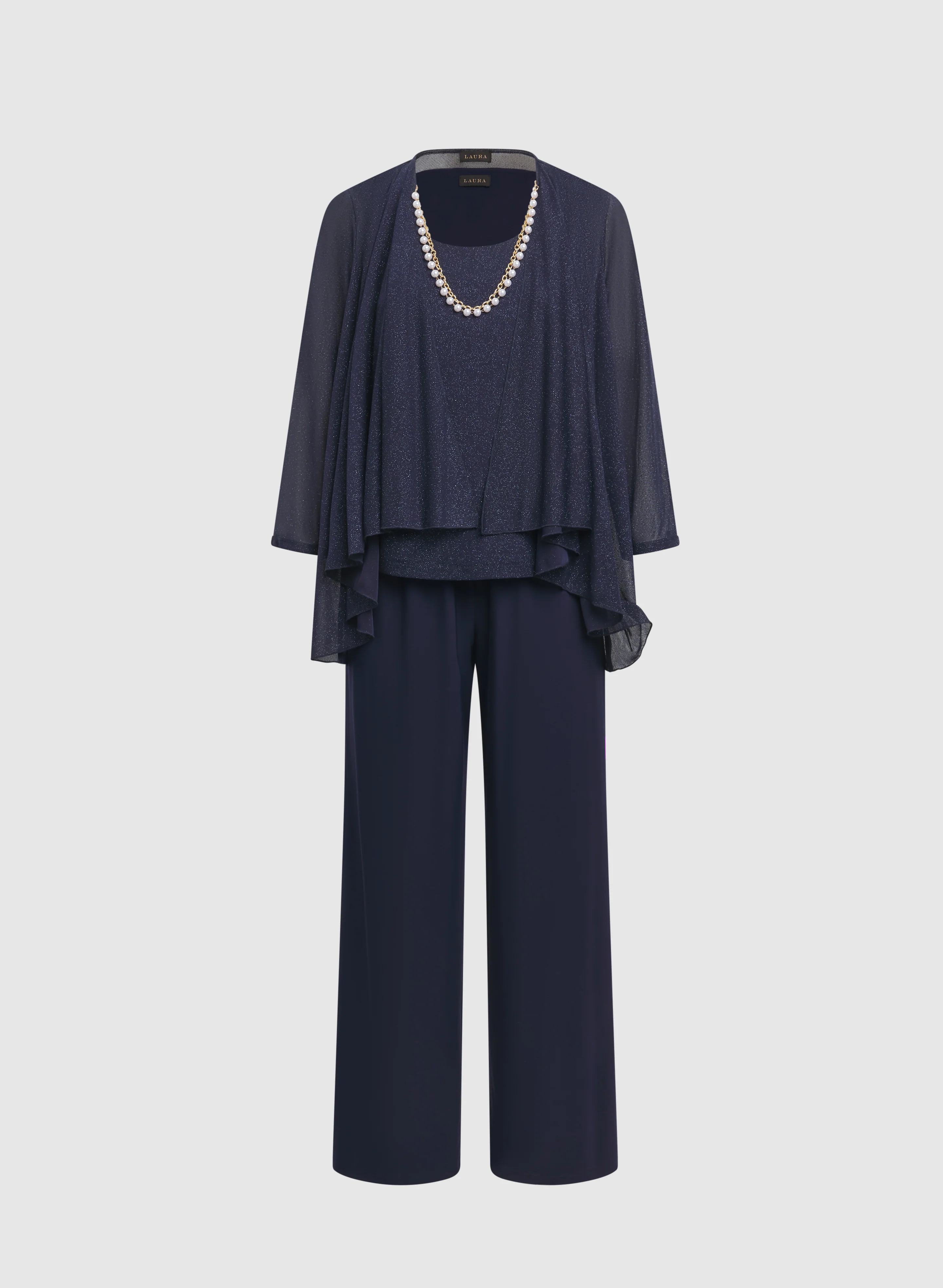 Glitter Jacket, Top & Pants Set - Image 5