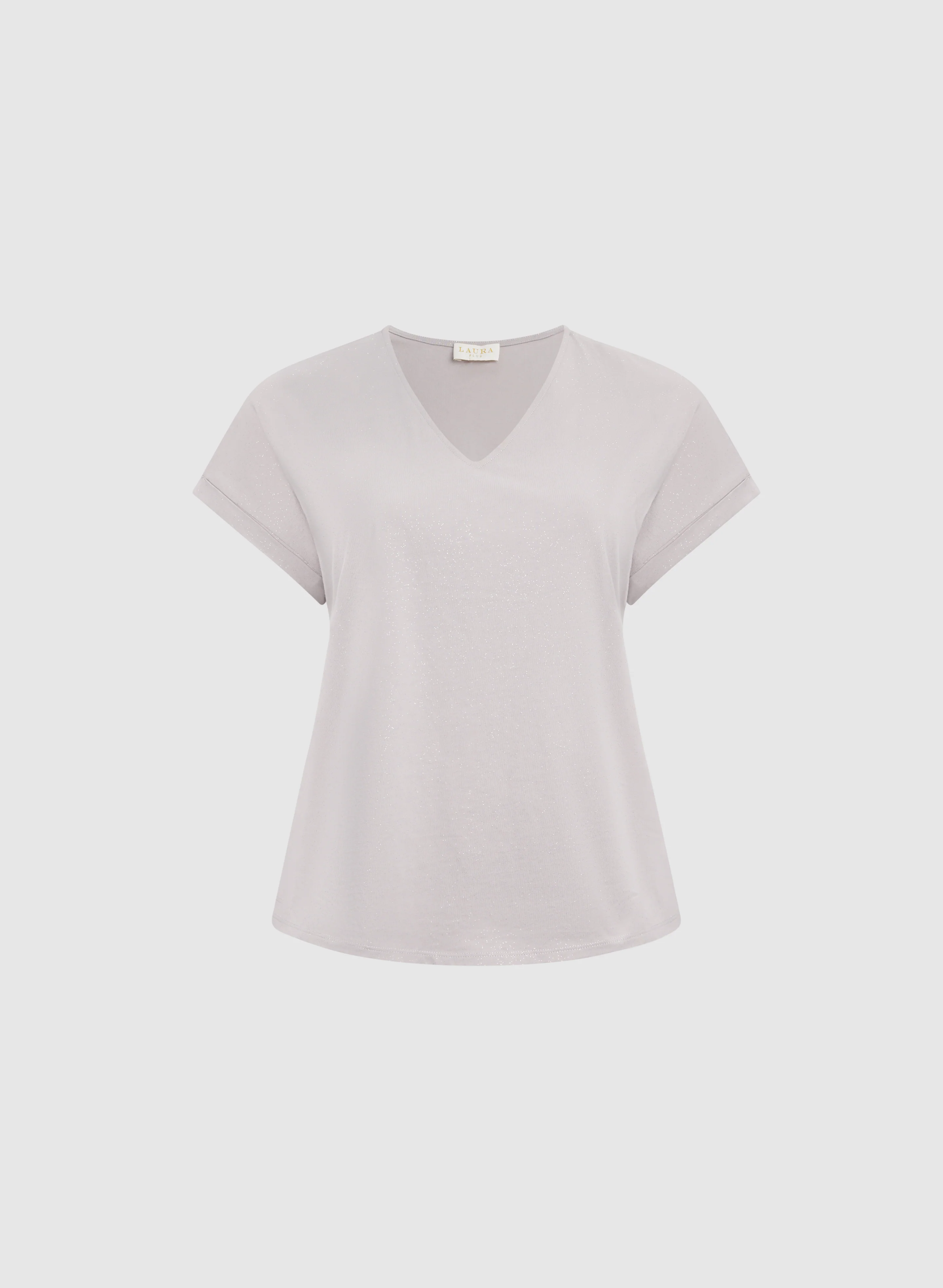 Glitter Knit Cotton T-Shirt - Image 6